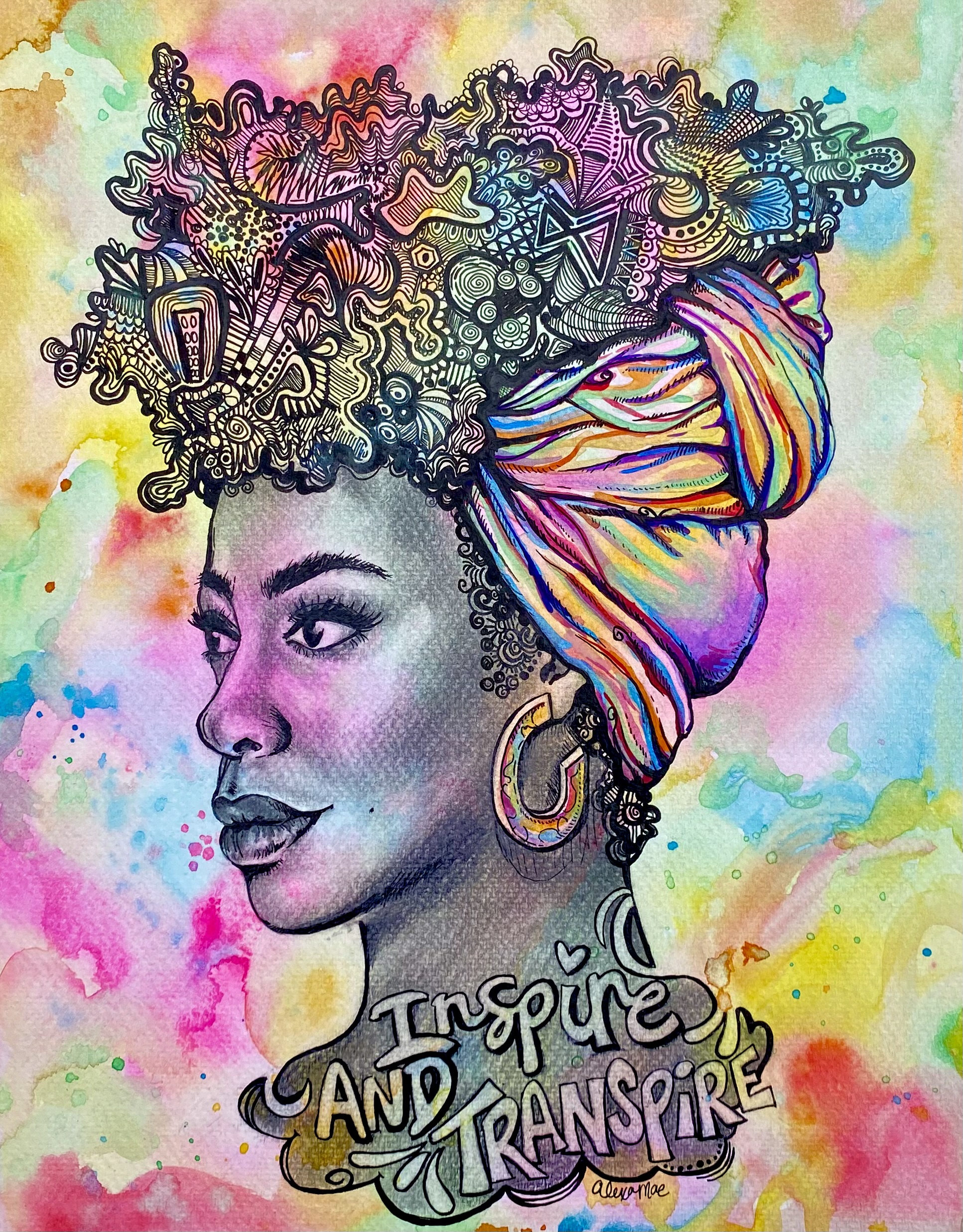 "Inspire and Transpire" Original Painting