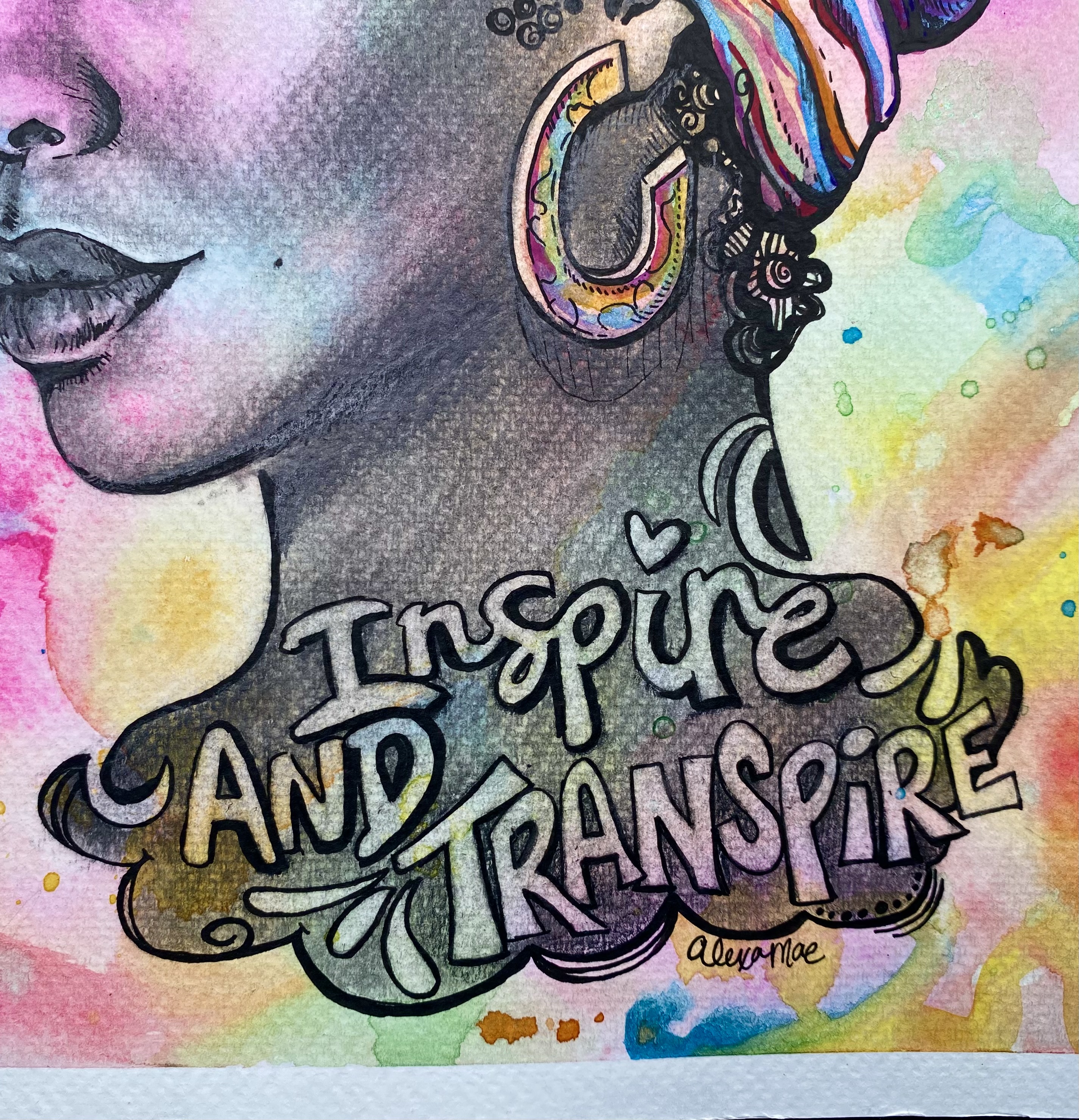 "Inspire and Transpire" Original Painting 