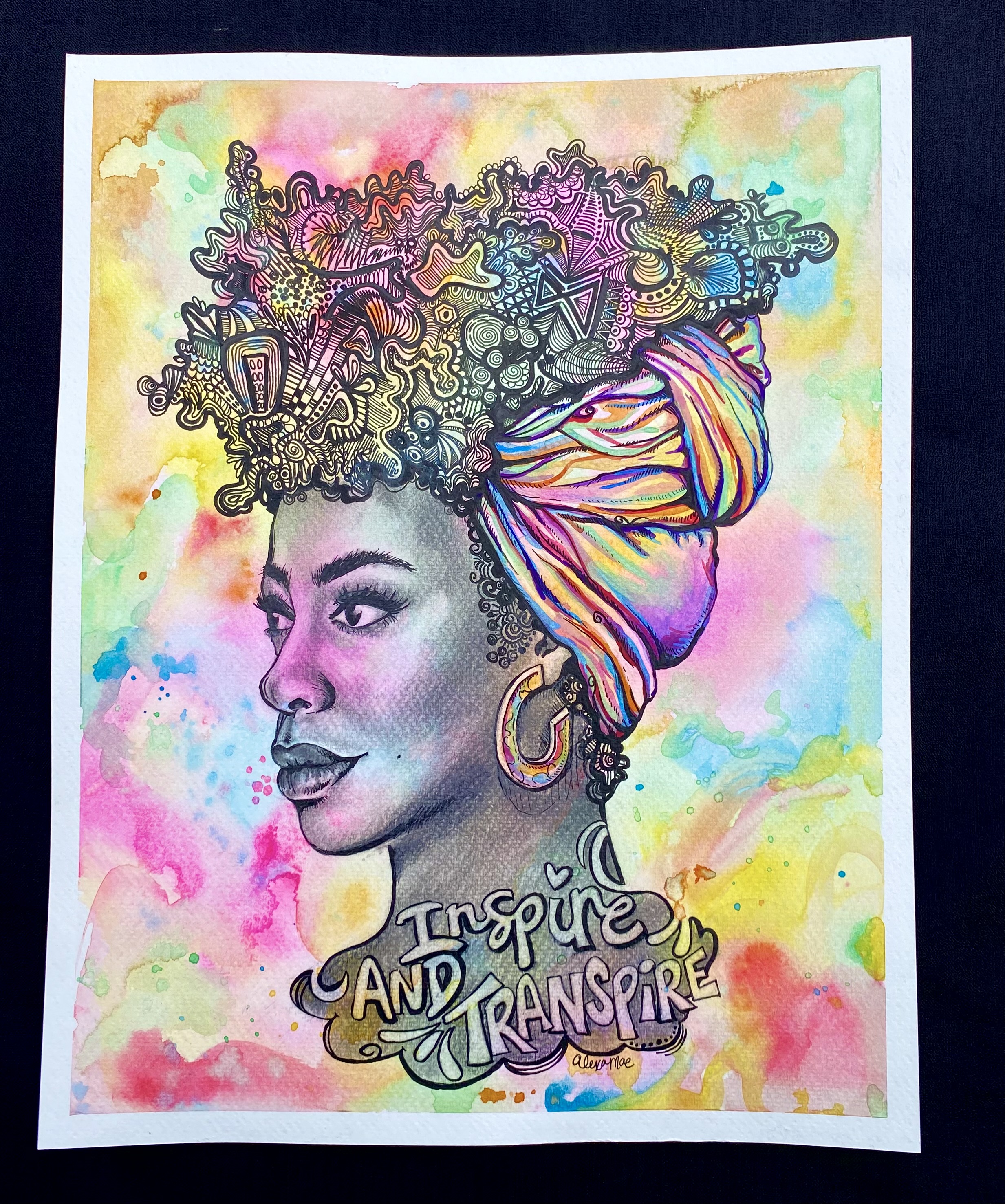 "Inspire and Transpire" Original Painting 