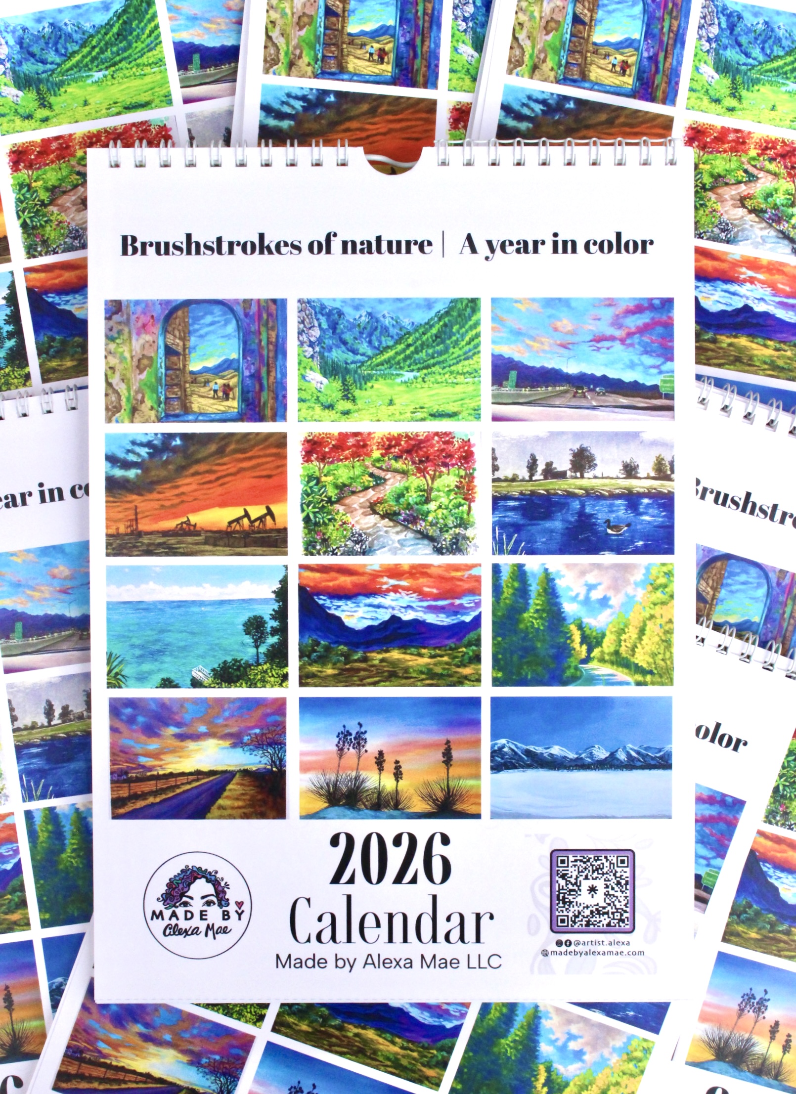 2026 Mini Landscape Calendar