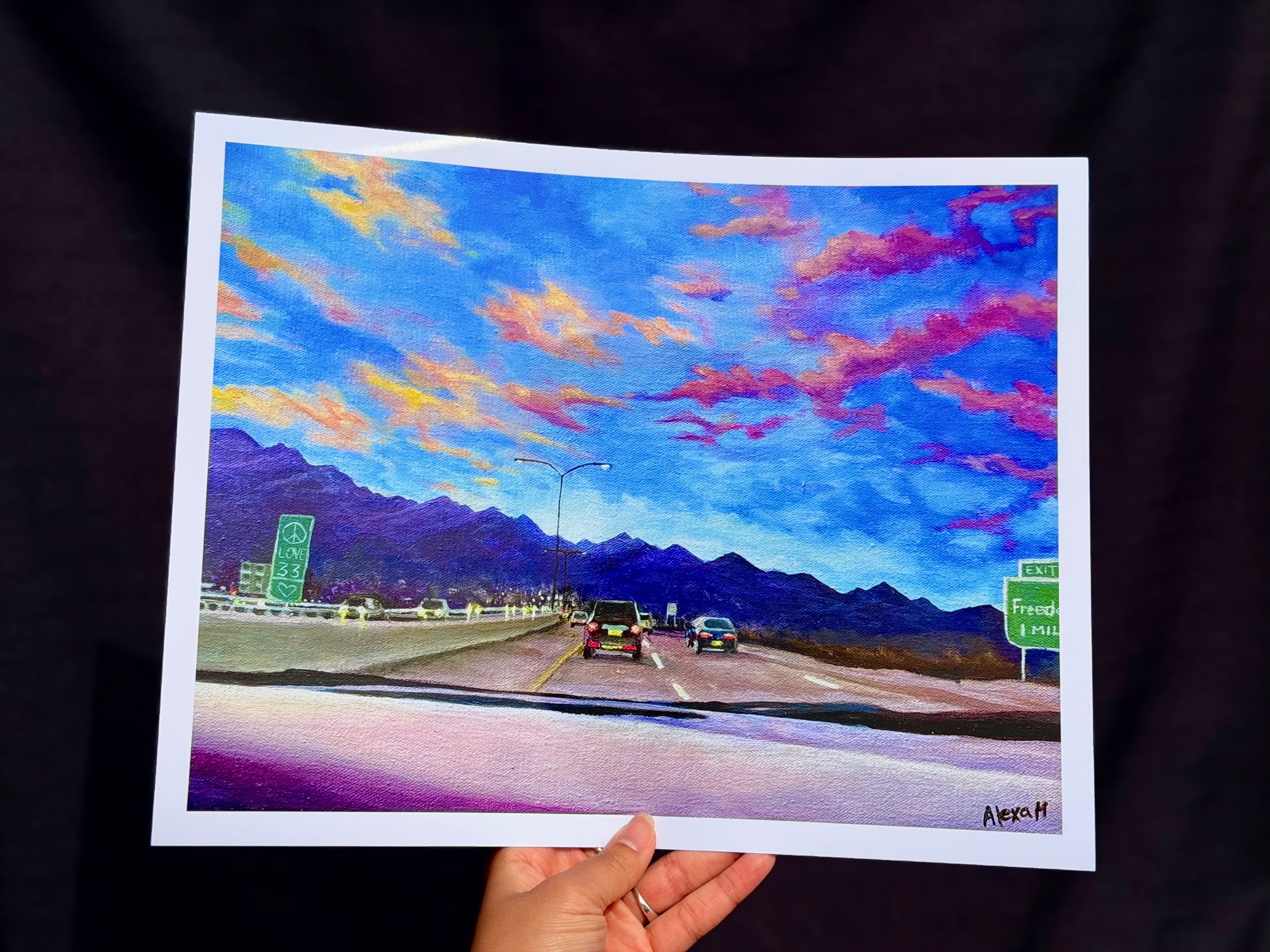 "Peace, love, denver" Giclee Art Print 