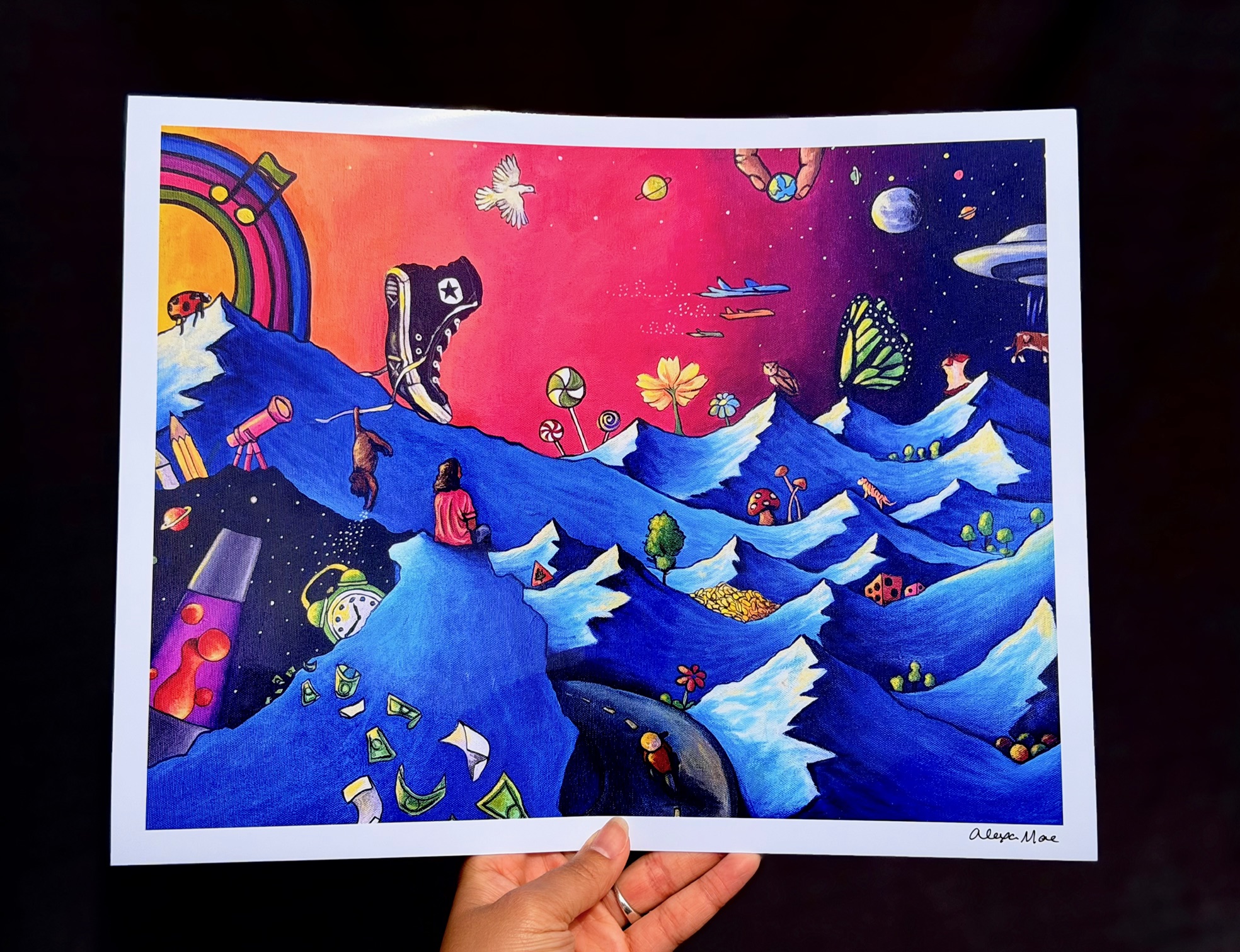 "Vibrant Dream" Giclee Art Print 