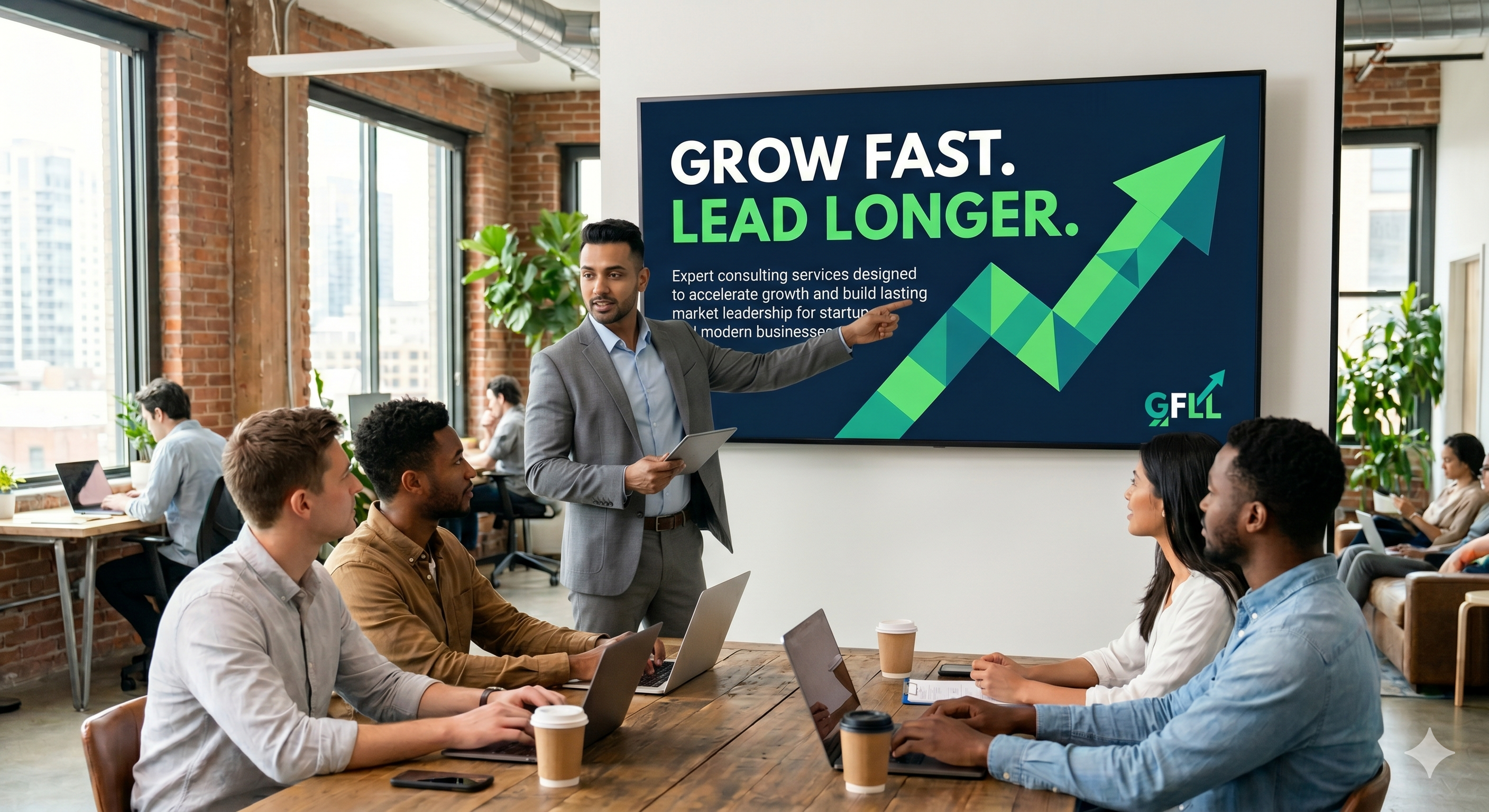 Consulting Services - Action-Oriented Grow Fast. Lead Longer