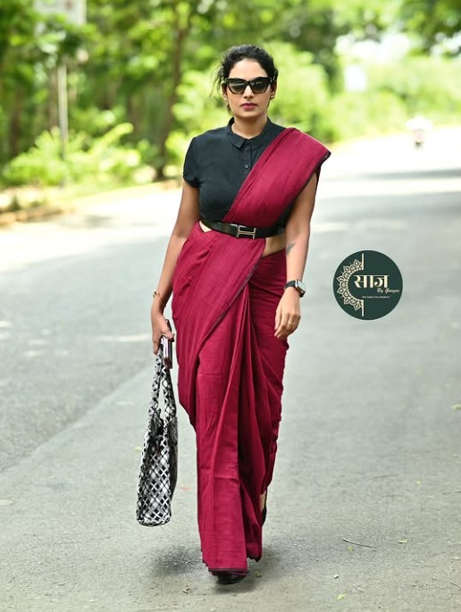 Shubhangi – Red & Black | Inspired by Mom’s Grace