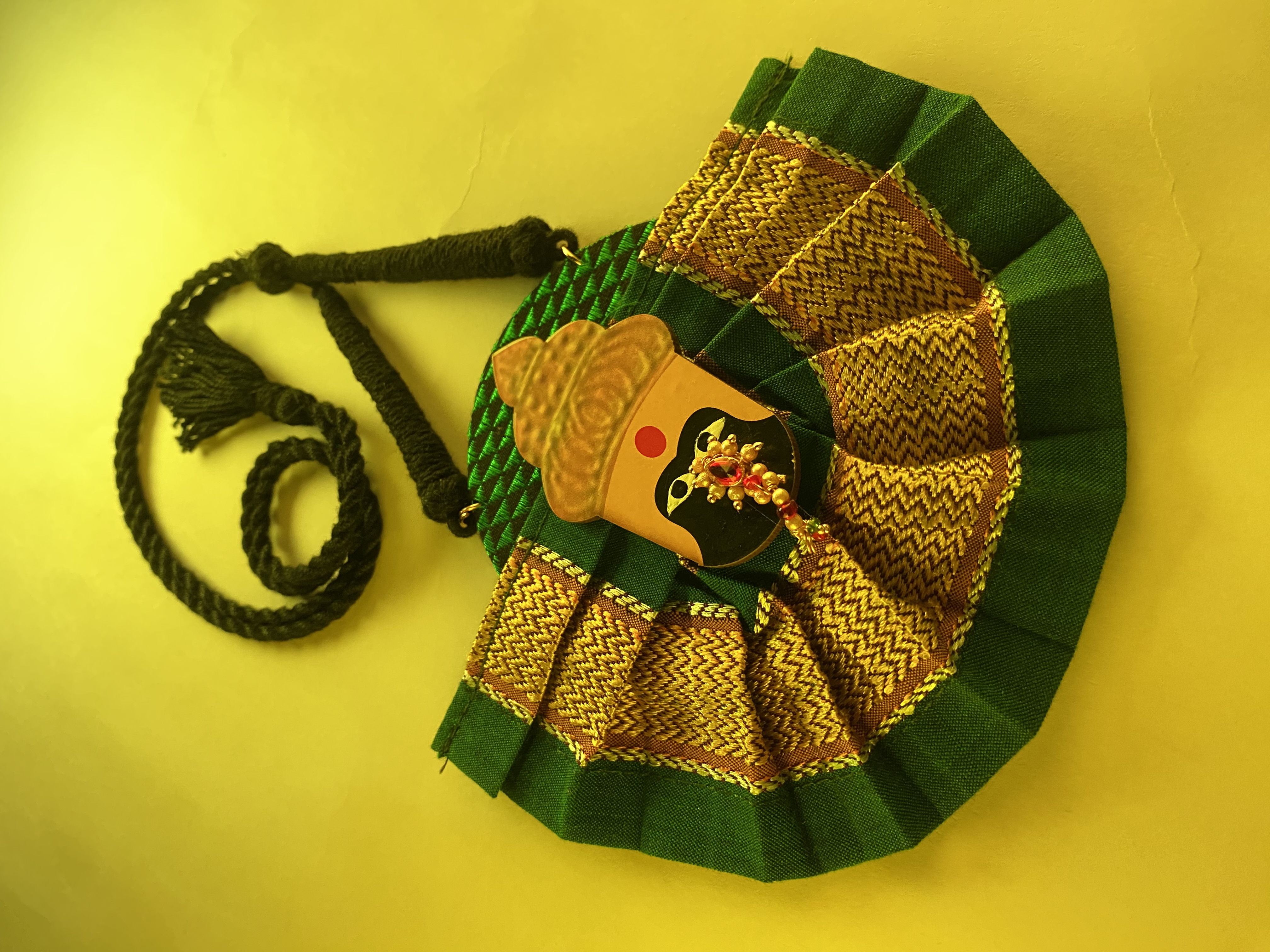 Kolhapuri Ambabai Necklace – Green Khun Edition