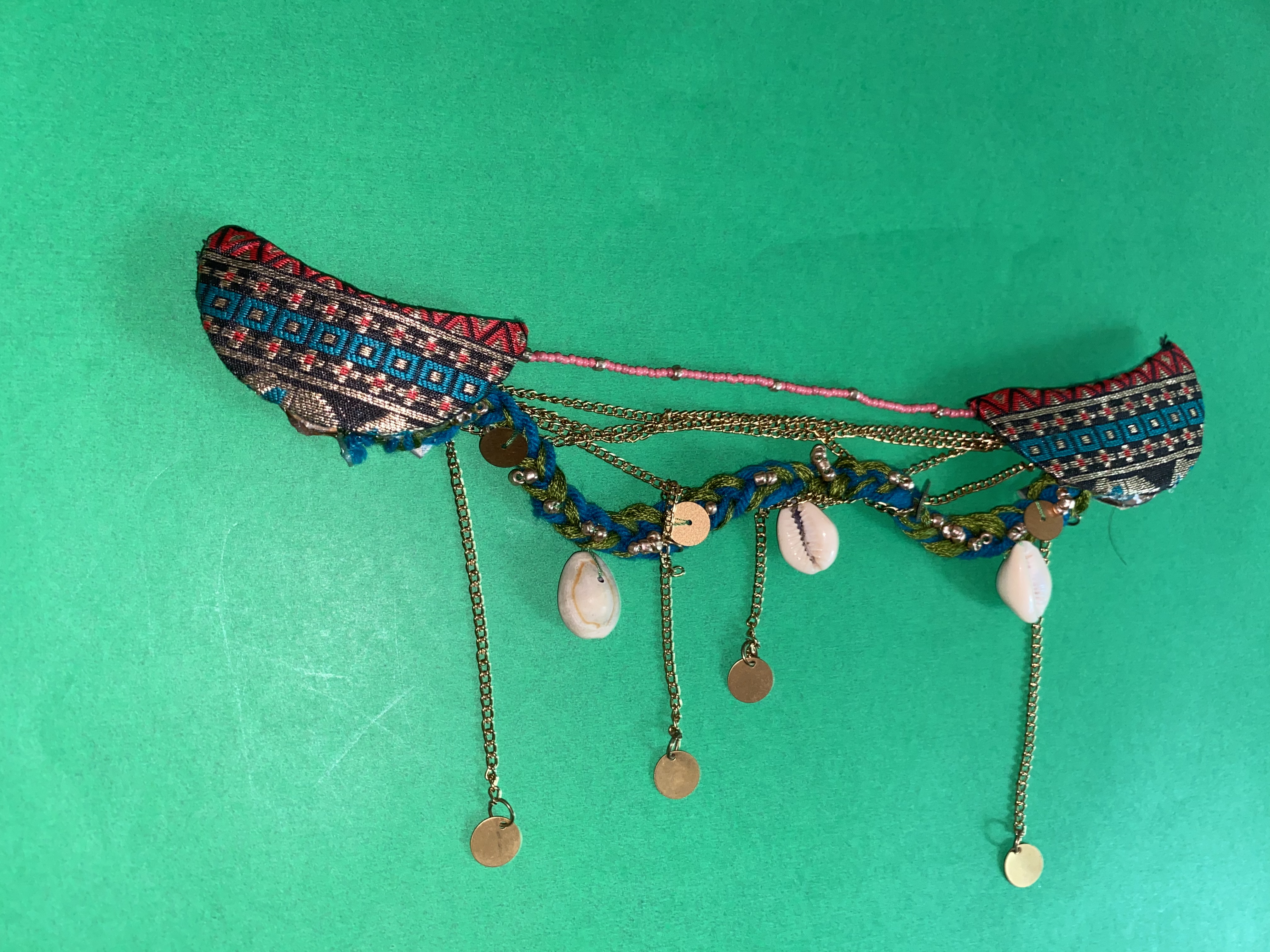 Boho Moon Shell Hairclips