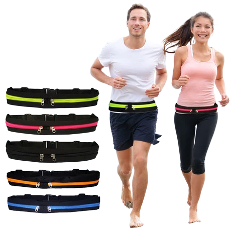 Running Waist Belt Custom Sport Fanny Pack with Logo Waterproof Waist Bag for Running and Outdoor
