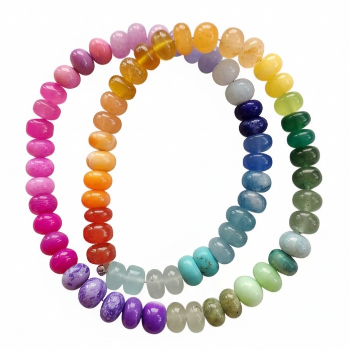 Bracelet de perles multicolores