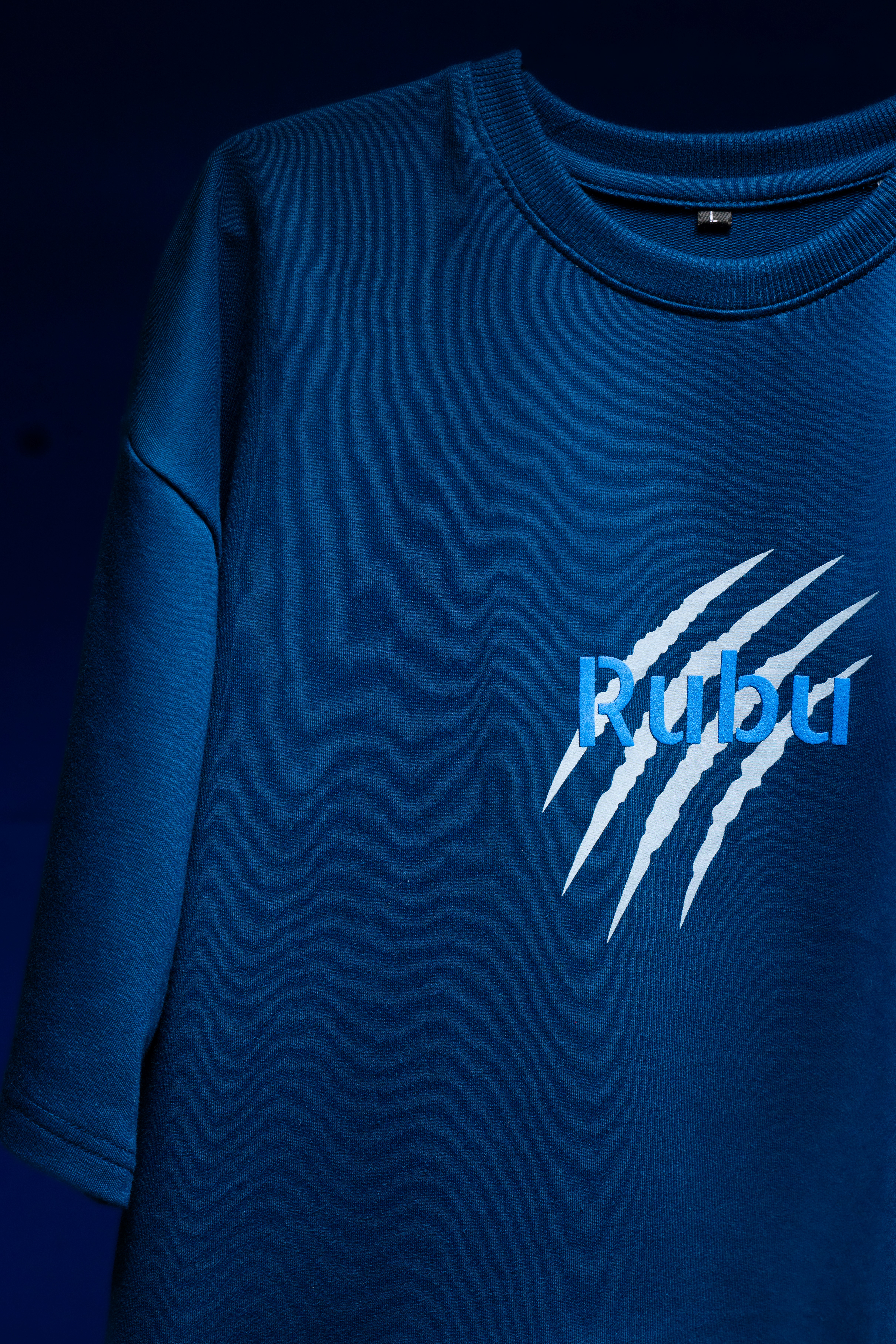 Panther Navy Blue Oversized T-shirt