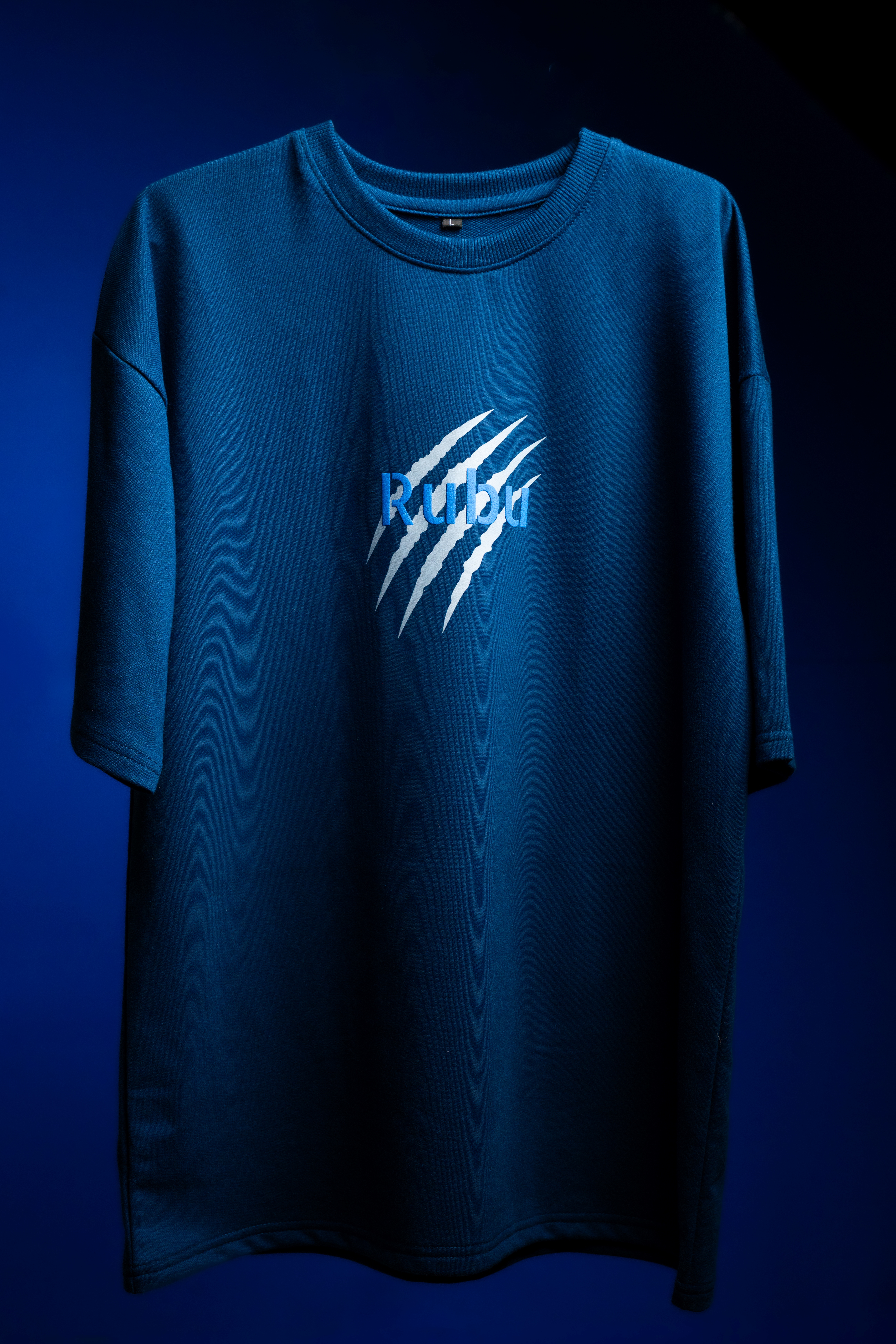 Panther Navy Blue Oversized T-shirt