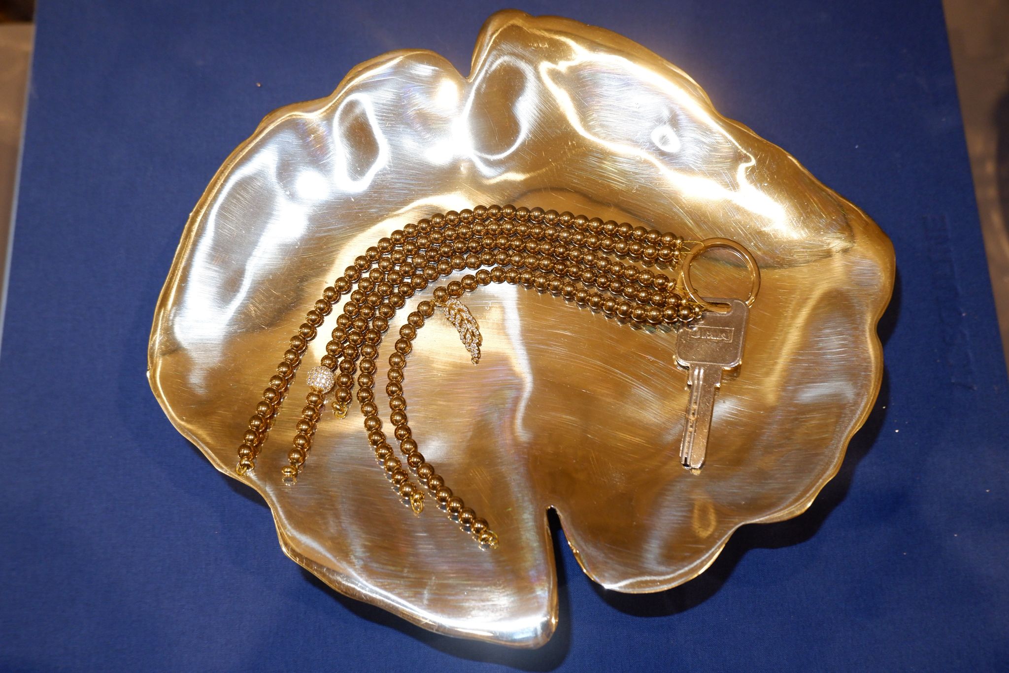 Porta-Chaves Dourado