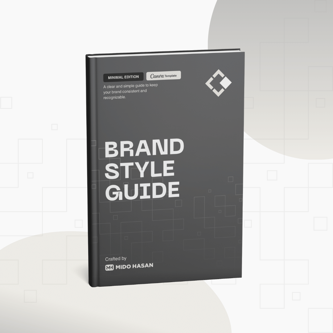 Minimal Brand Style Guide Template for Canva – Clean & Modern Branding Kit