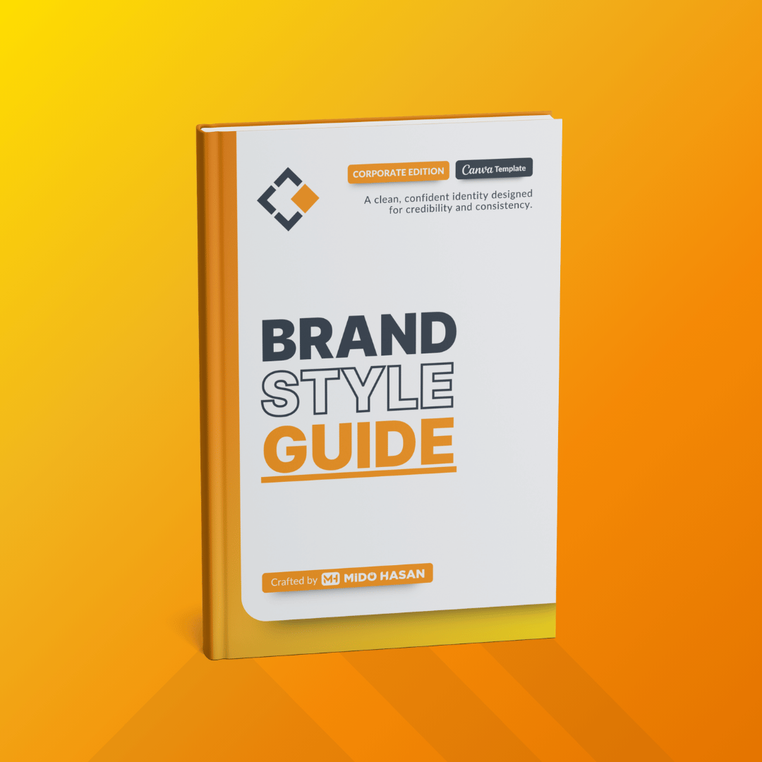 Corporate Brand Style Guide Template for Canva – Professional Branding Layout