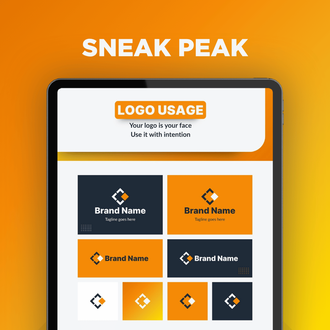 Corporate Brand Style Guide Template for Canva – Professional Branding Layout