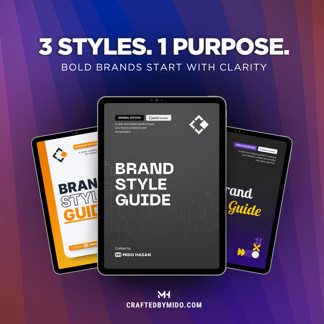 Brand Style Guide Template Bundle for Canva – Minimal, Creative & Corporate Designs