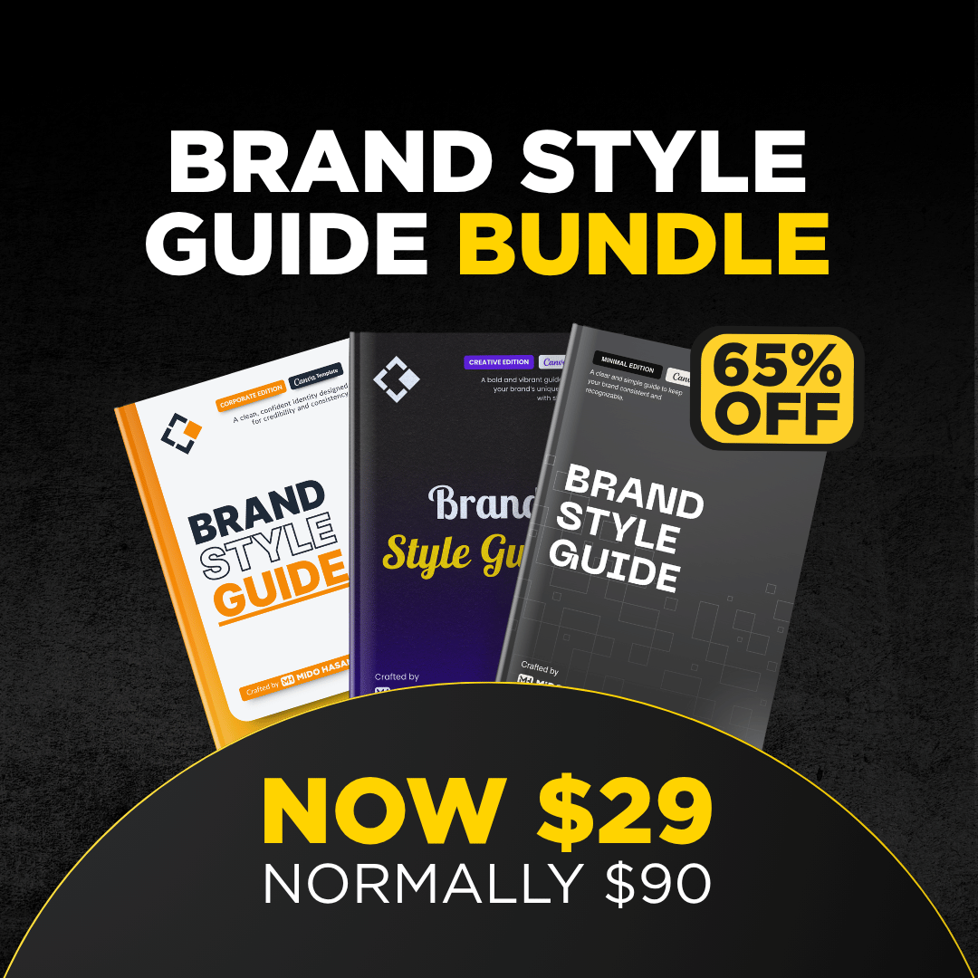 Brand Style Guide Template Bundle for Canva – Minimal, Creative & Corporate Designs