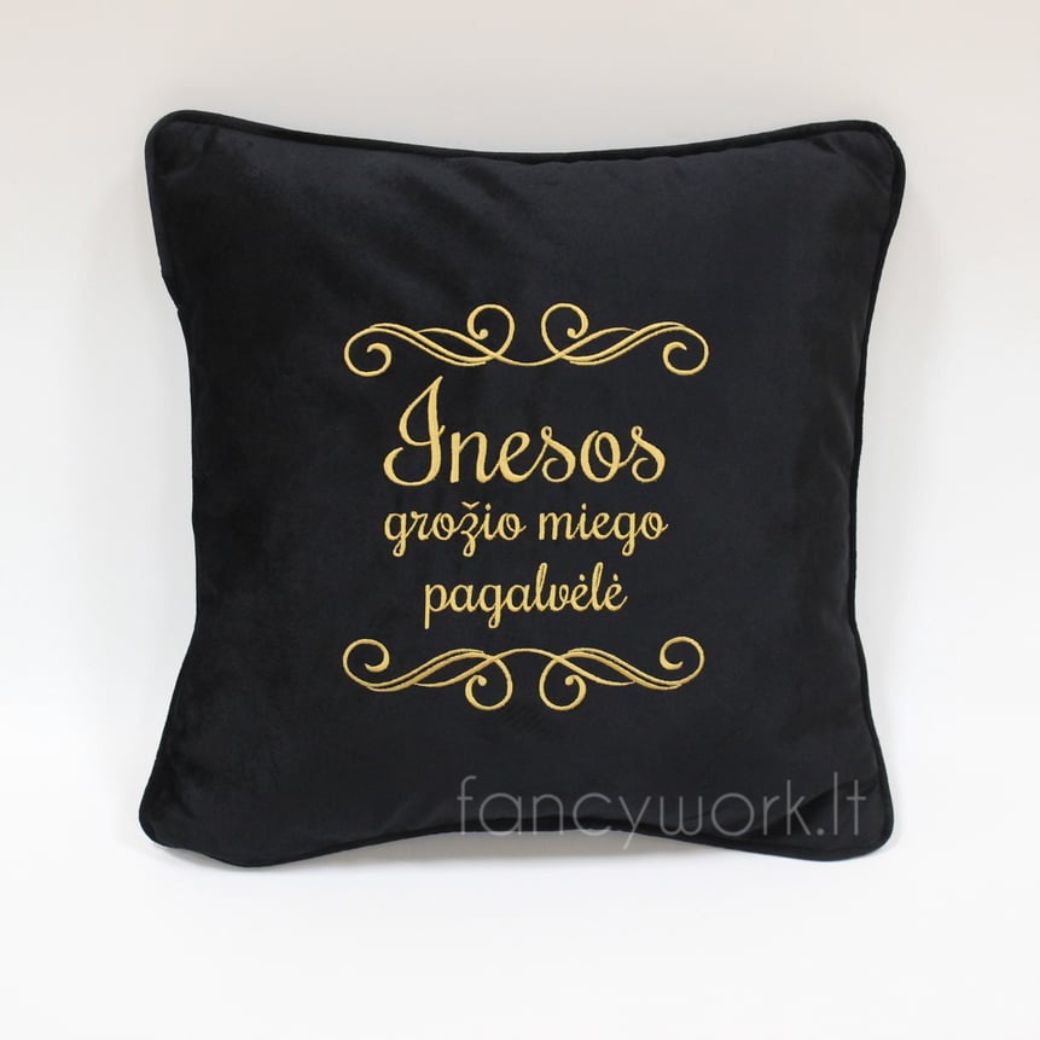 Pagalvėlė su užrašu