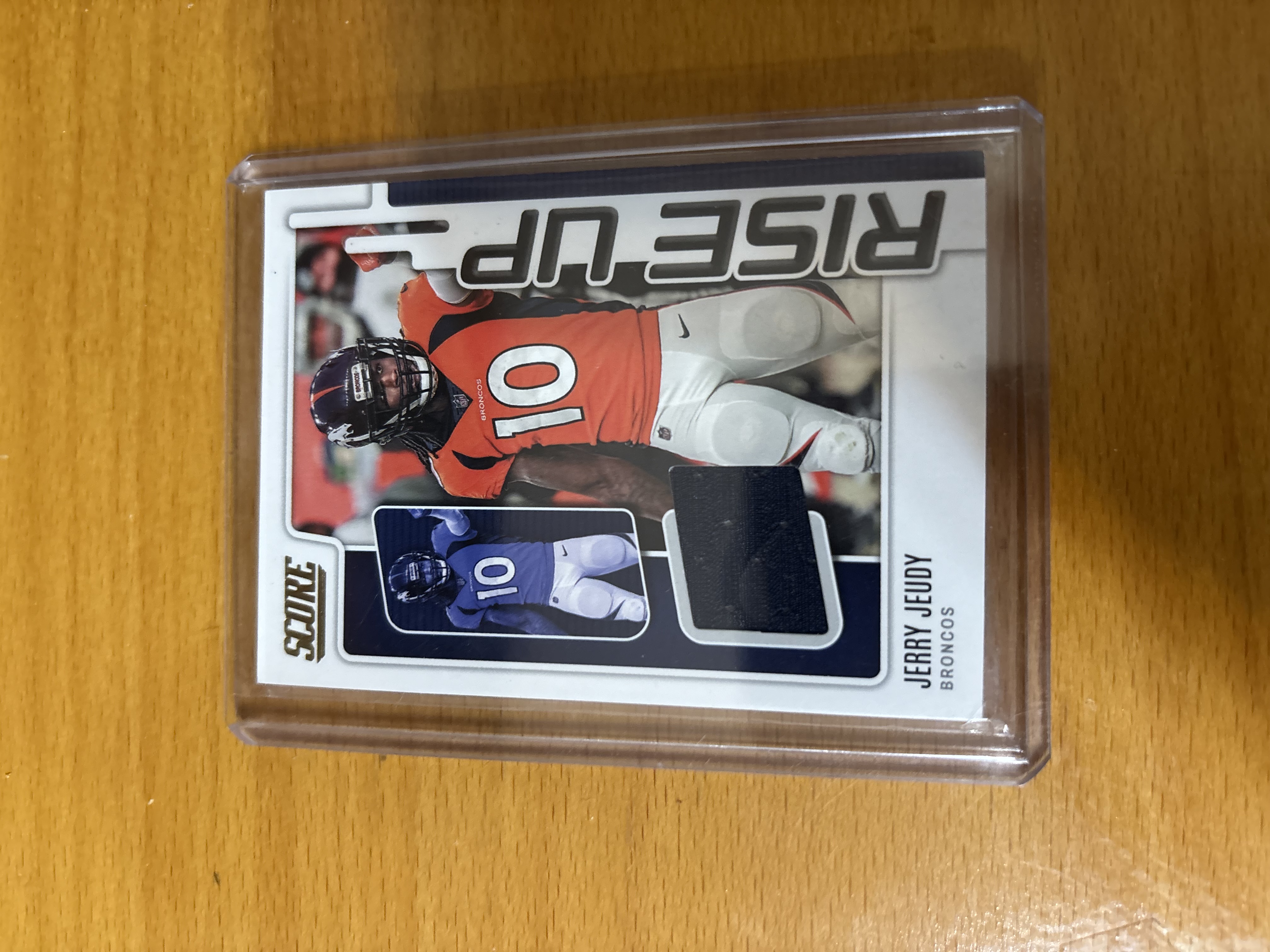 Jerry Jeudy 'Rise Up' Football Trading Card