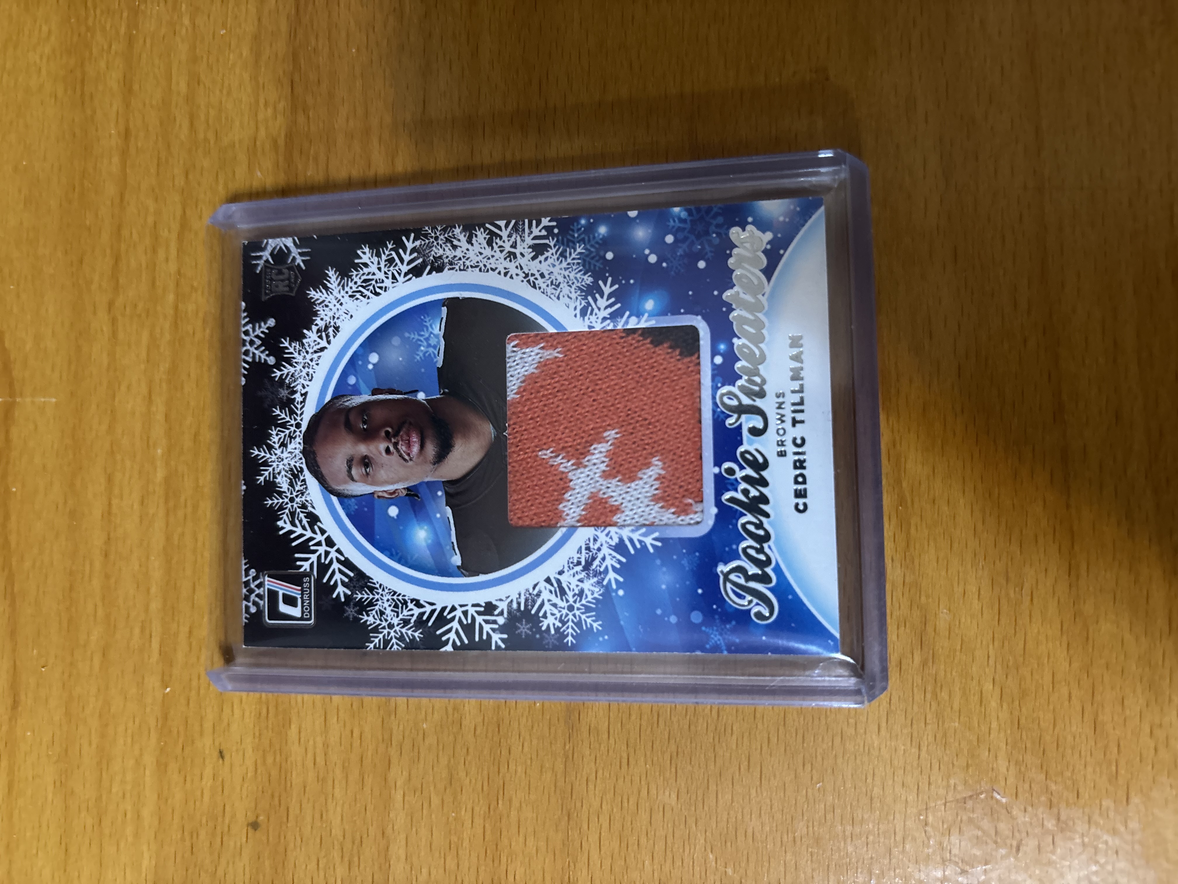 Cedric Tillman Rookie Sweater Card