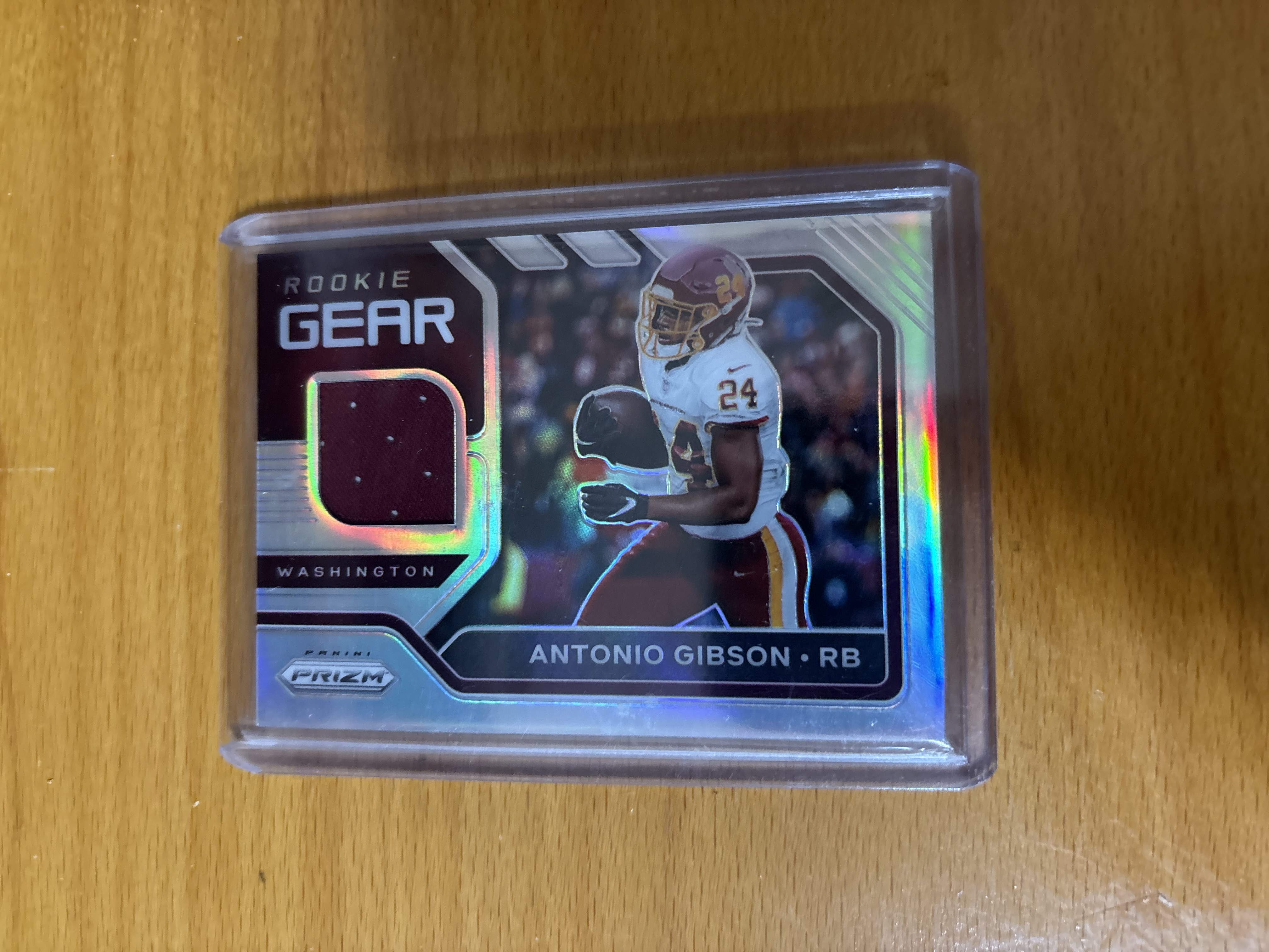Antonio Gibson Rookie Gear Football Card