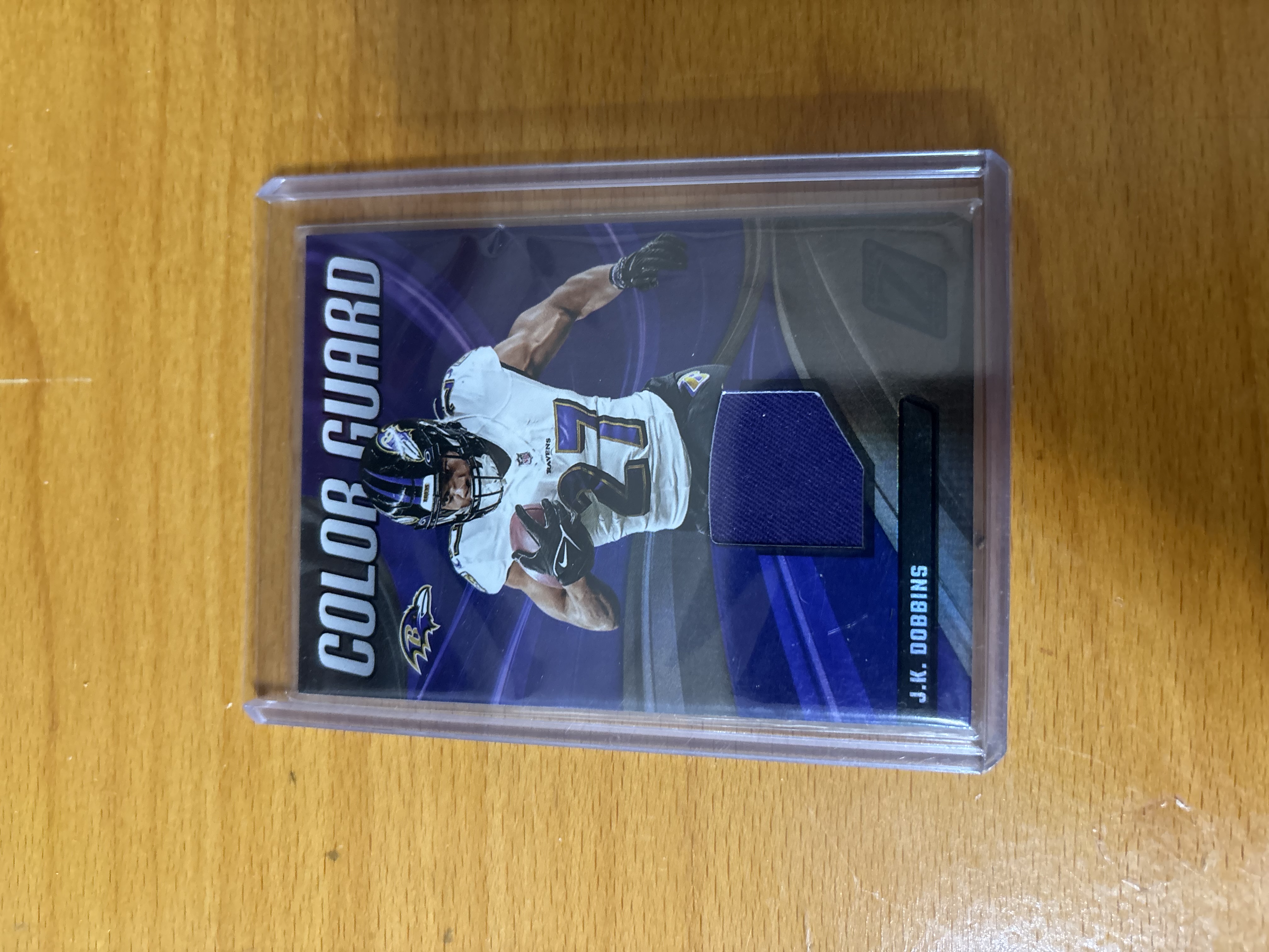 J.K. Dobbins Color Guard Football Card
