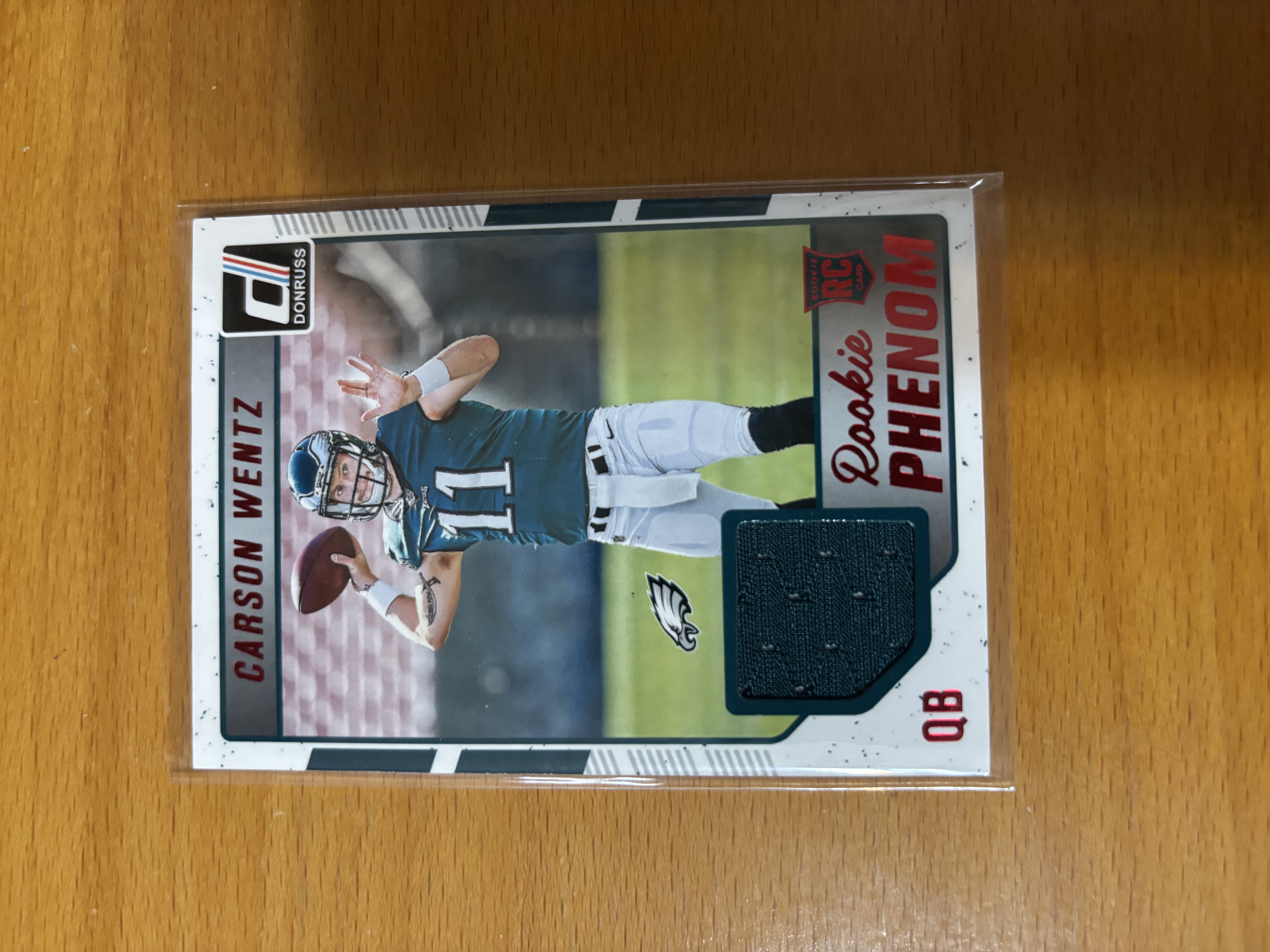 Carson Wentz Rookie Phenoms Football Card