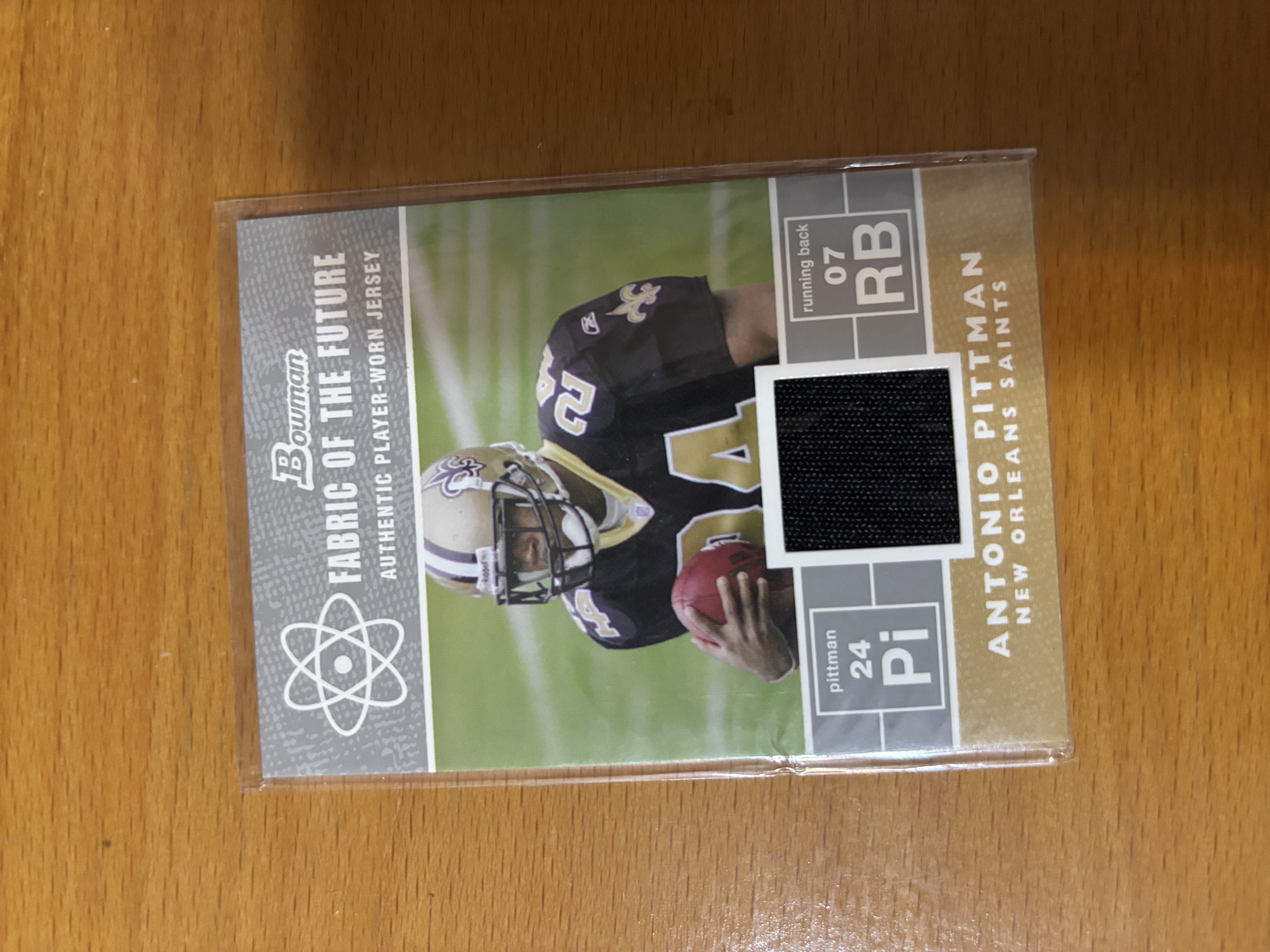 Antonio Pittman Fabric of the Future Rookie Card