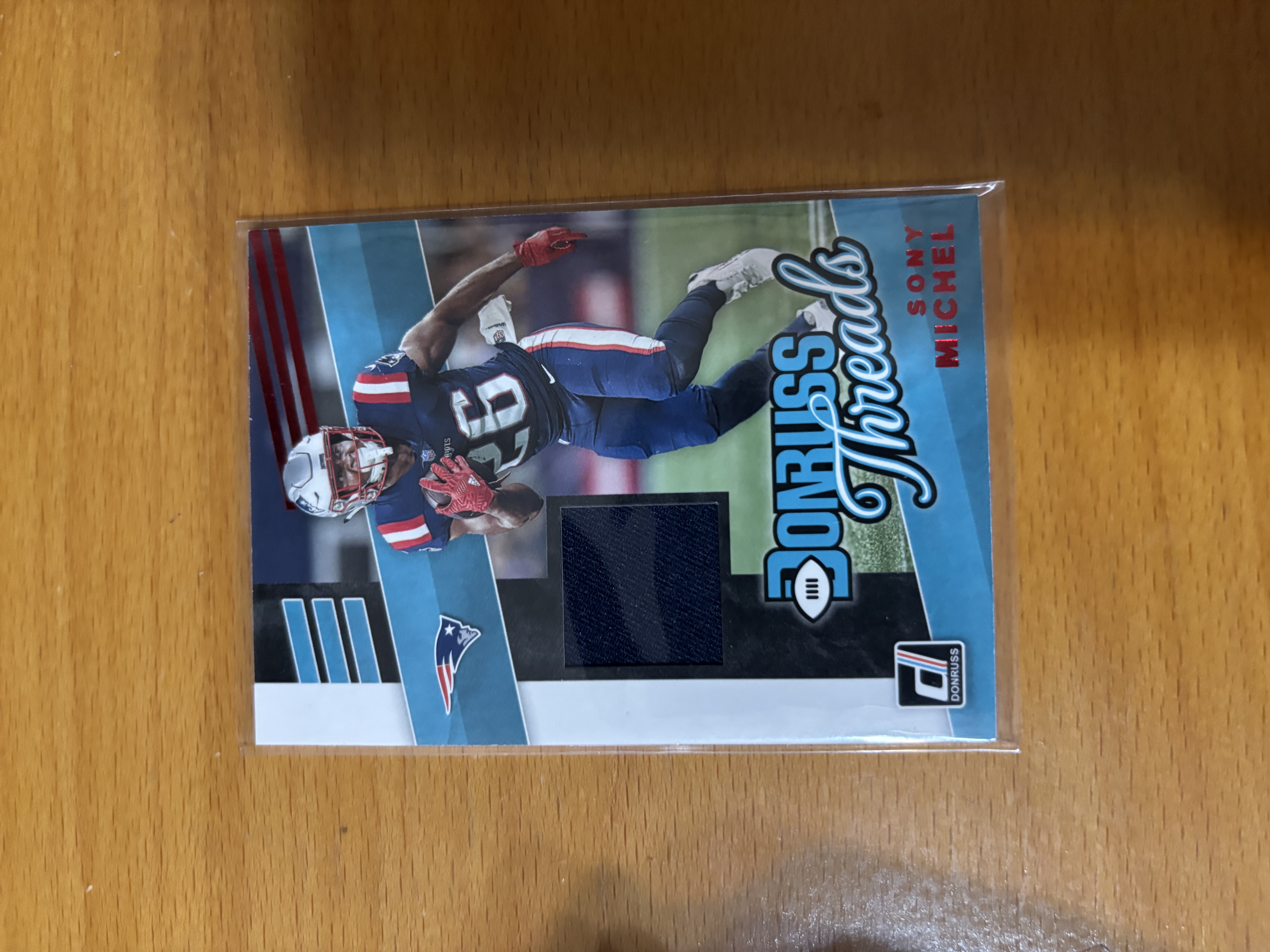 Sony Michel Donruss Threads Football Card