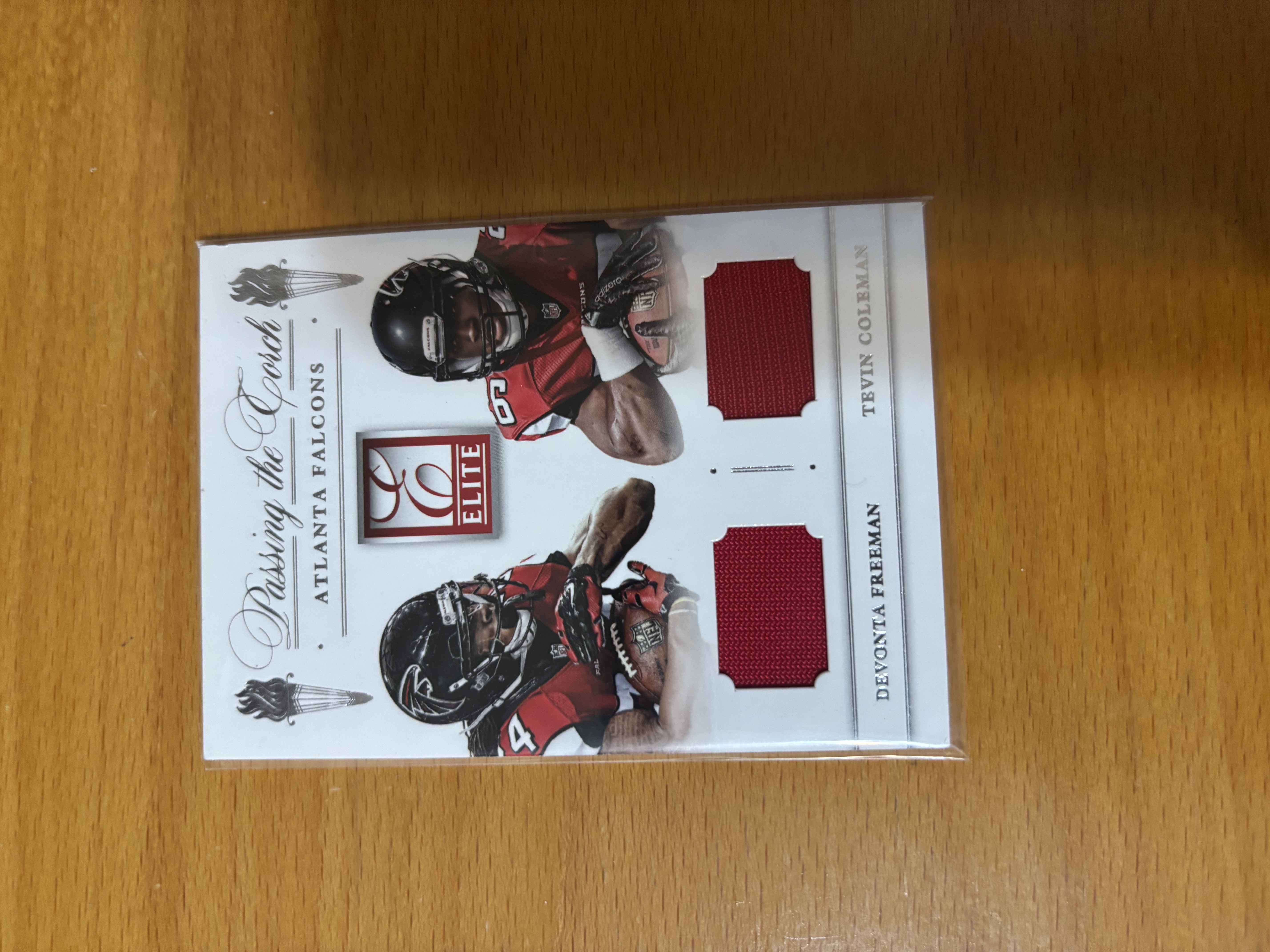 Atlanta Falcons Passing the Torch Elite Football Card