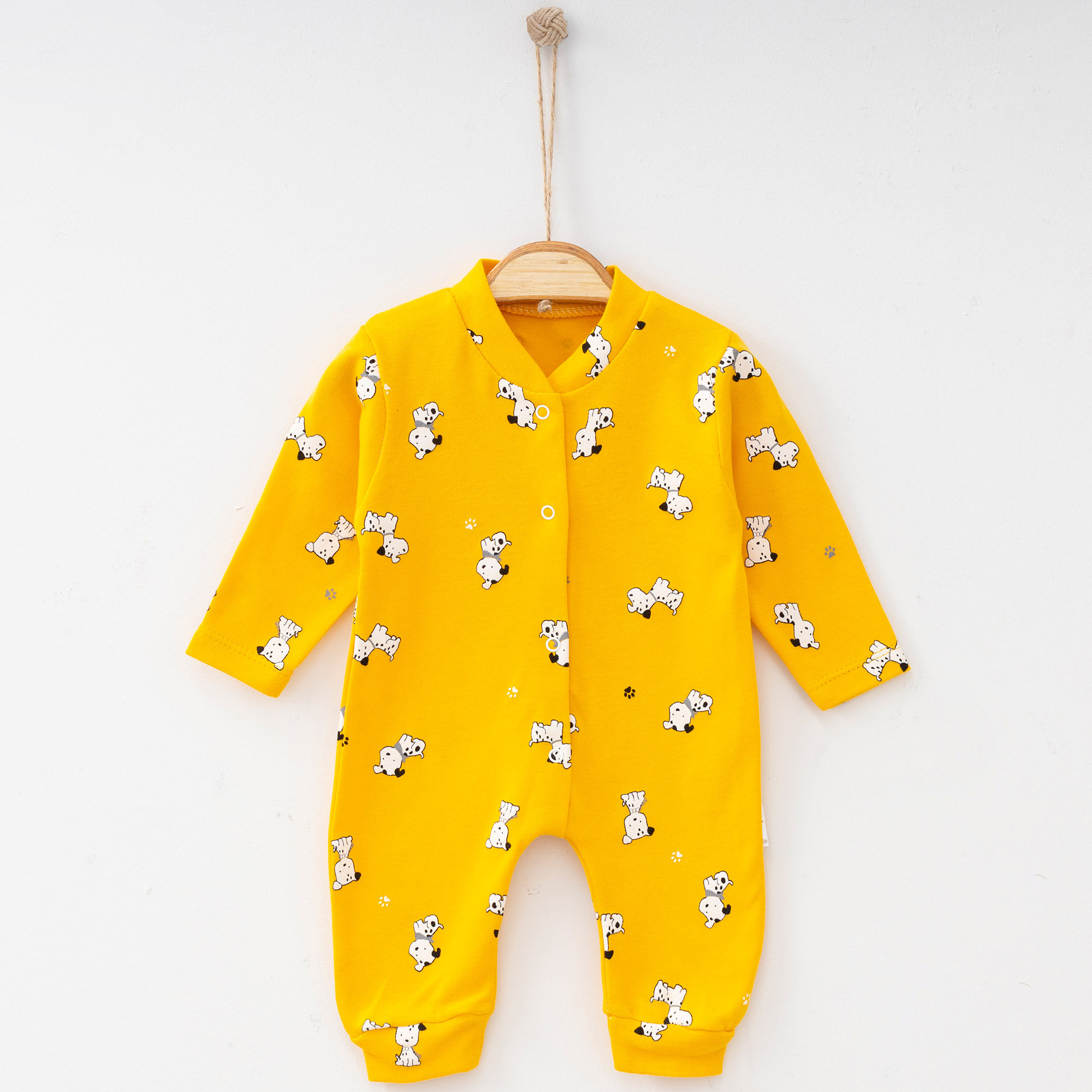 Pyjama bébé jaune motif oursons