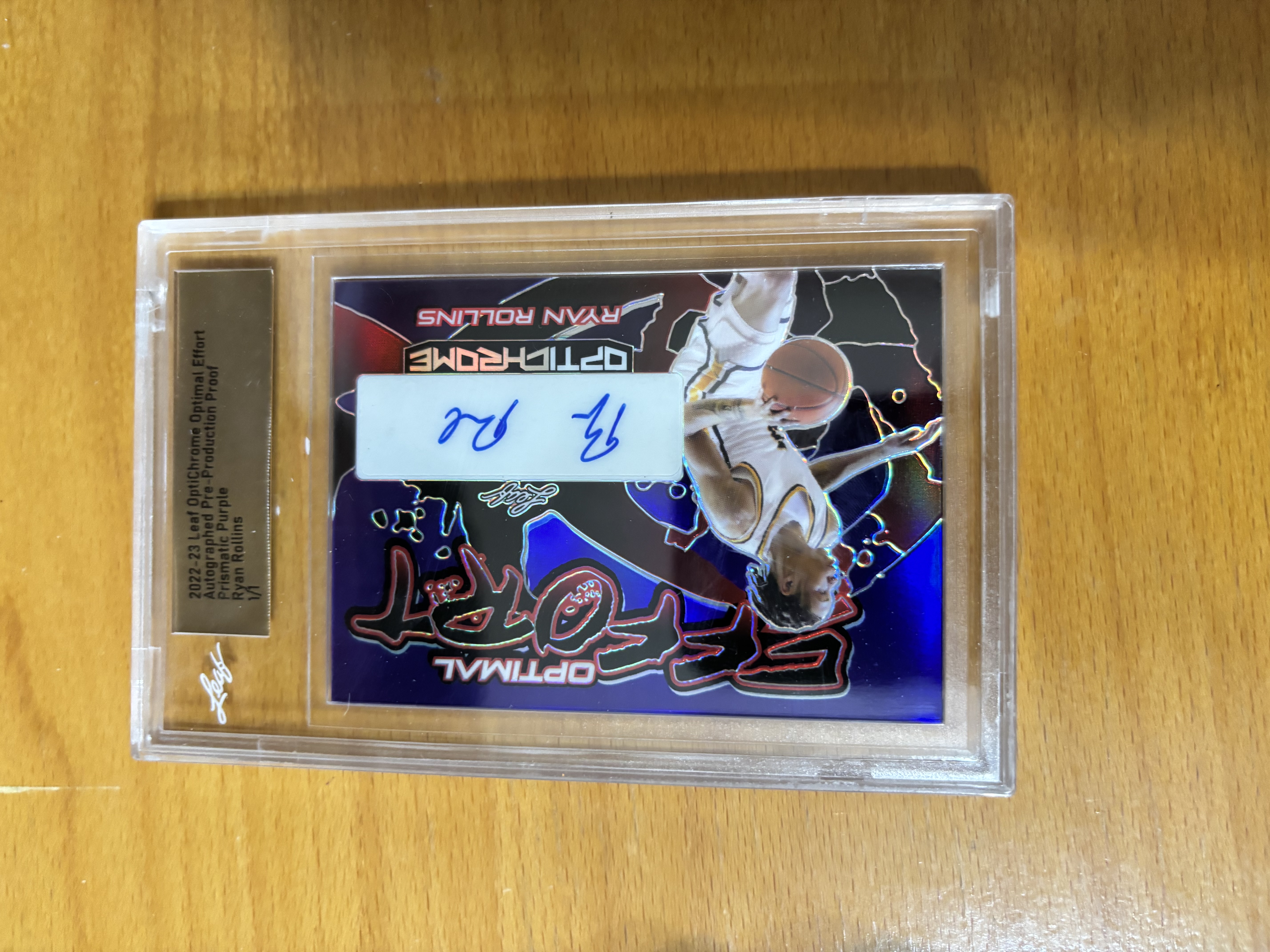 Basketball Trading Card - Bryan Rollins