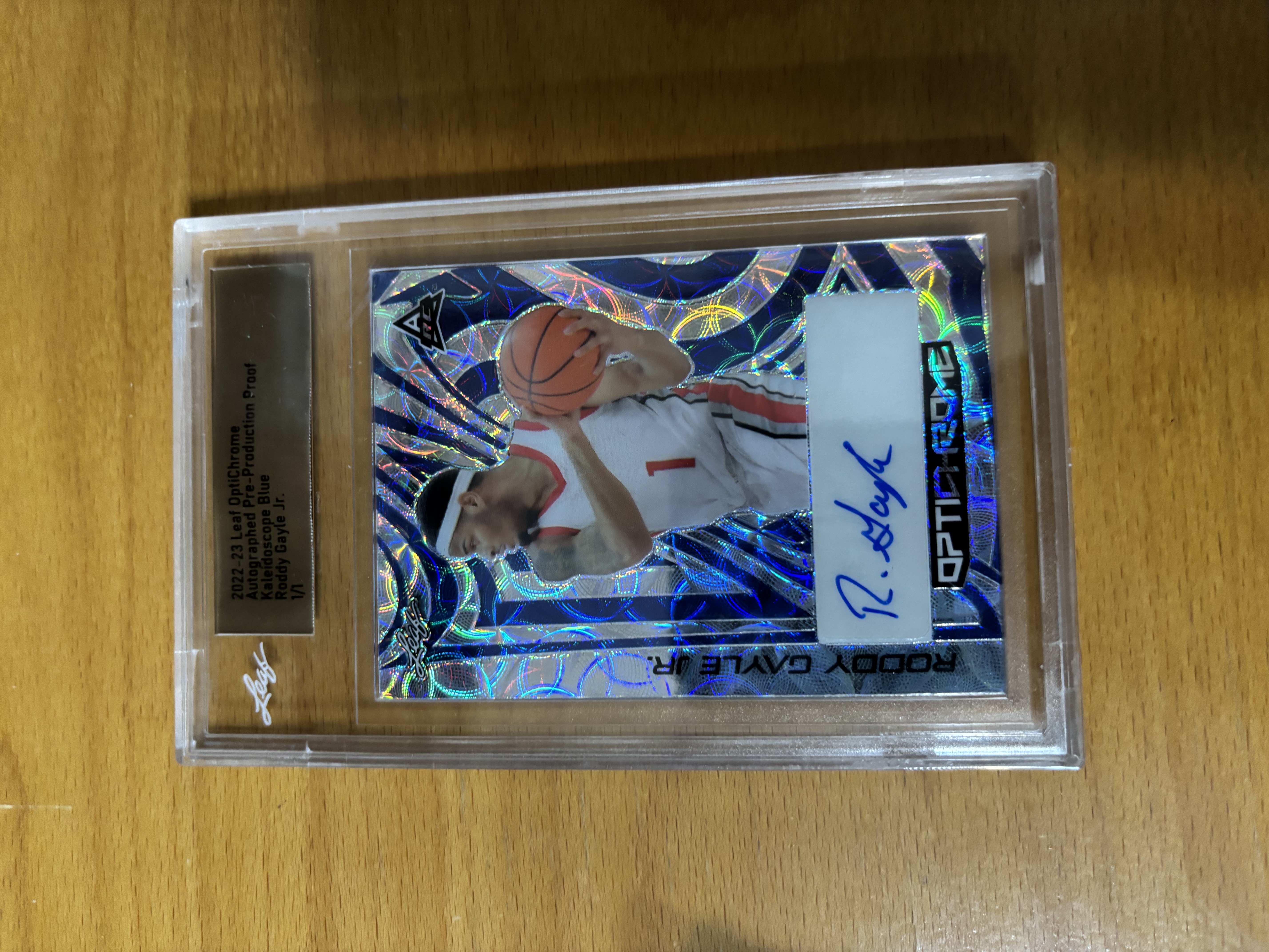 Autographed Rookie Basketball Trading Card
