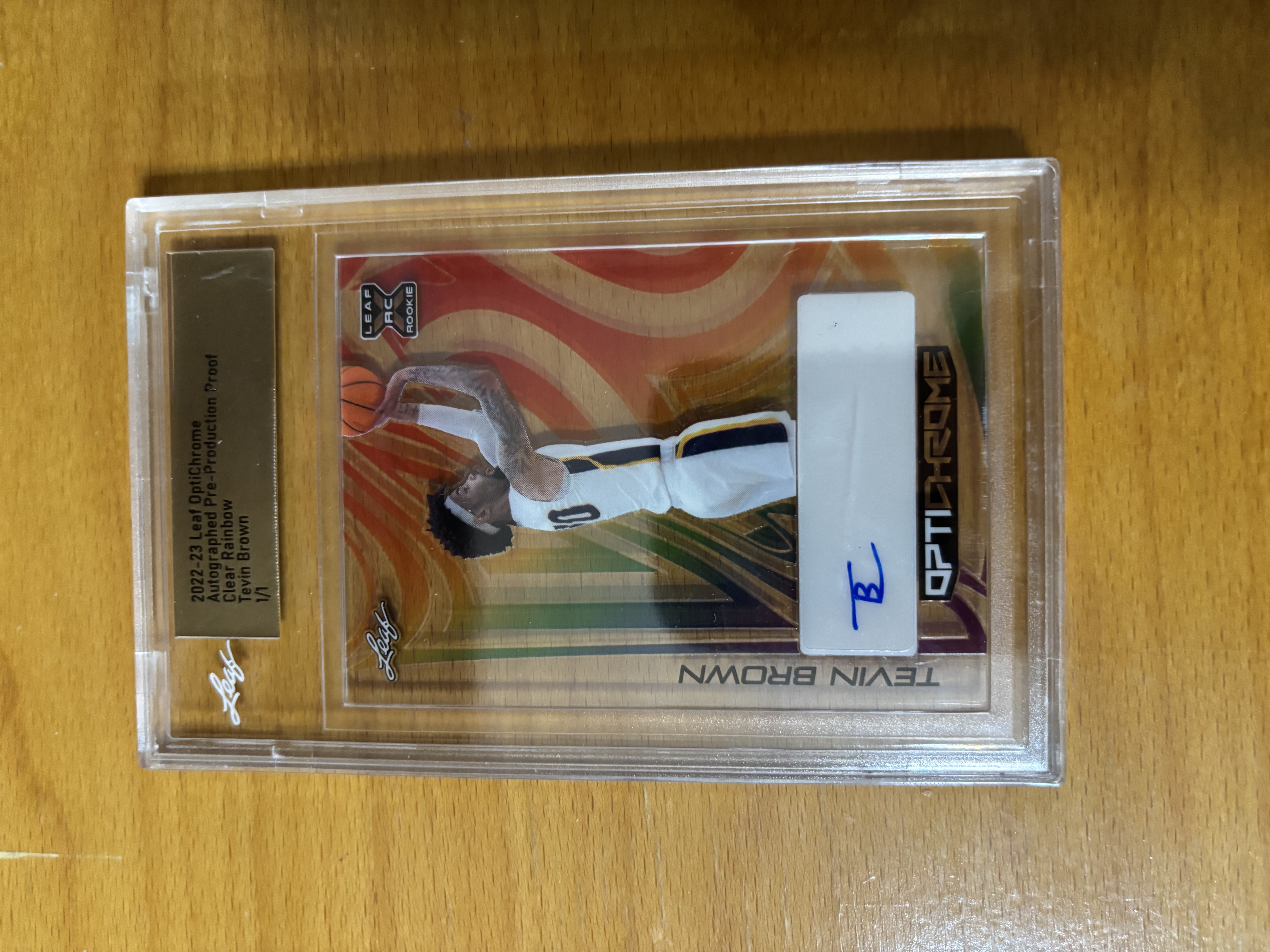 Trevian Brown Basketball Trading Card