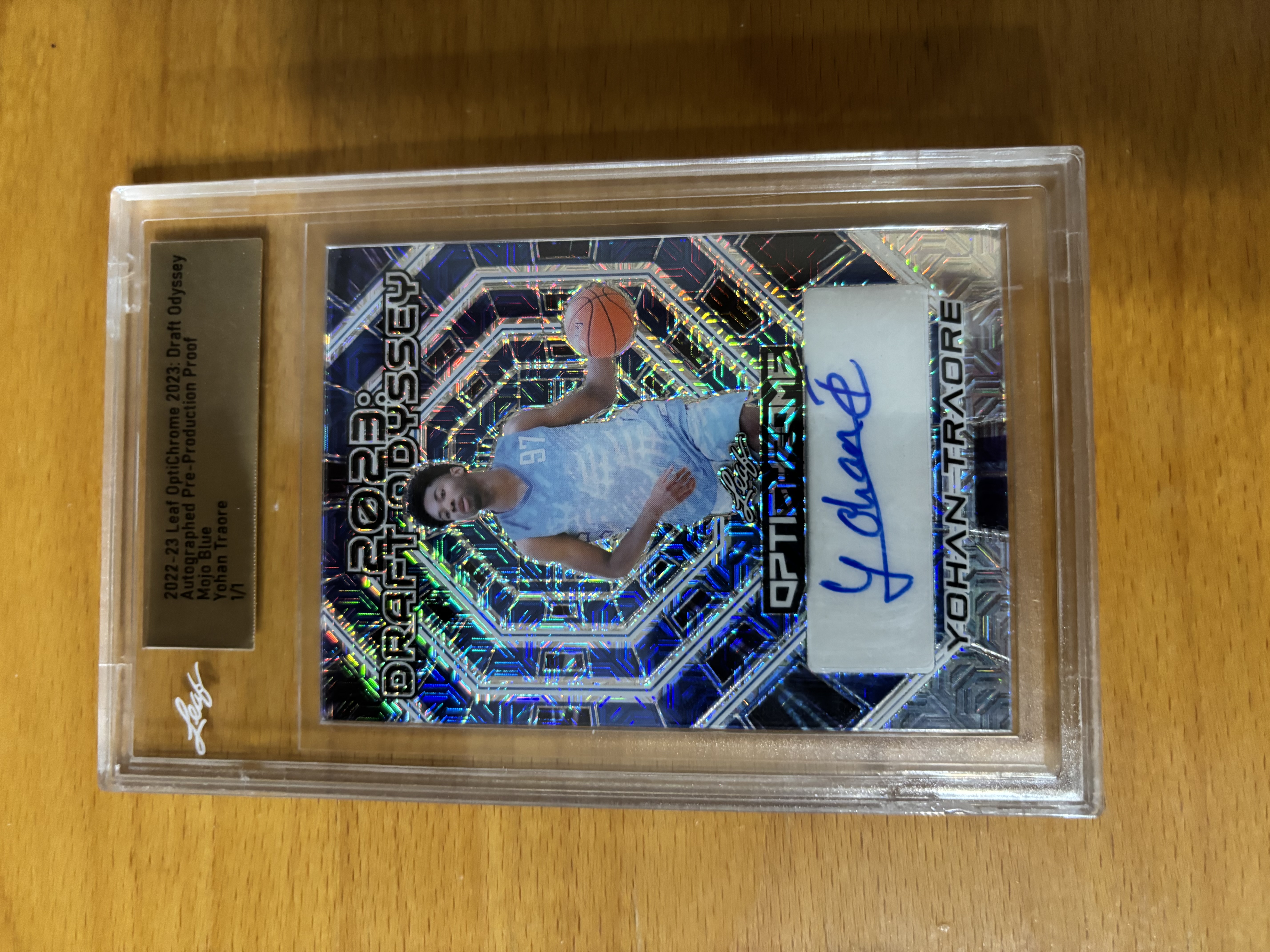 2023 Leaf Draft Odyssey Autographed Basketball Card