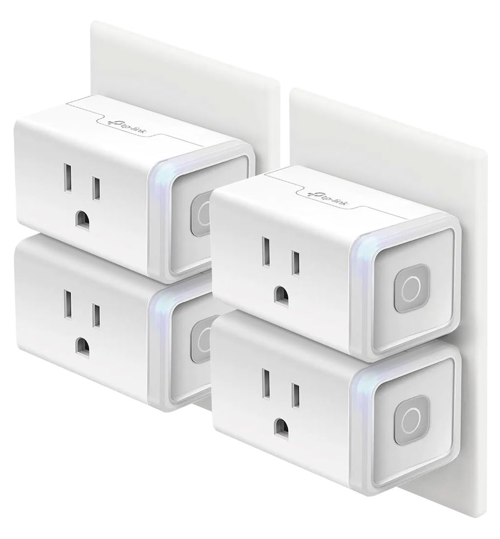 Smart Wi-Fi Plug Outlet (4-Pack)