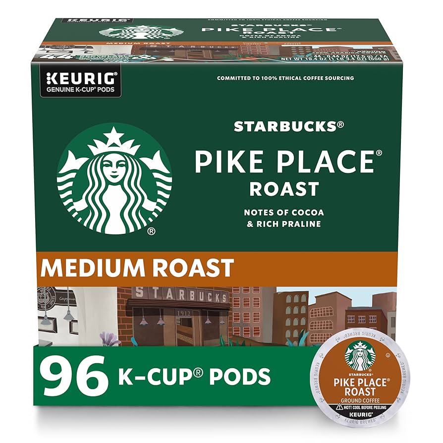 Starbucks Pike Place Roast K-Cup Pods