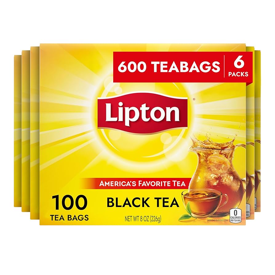 Lipton Black Tea Bags, 600 Count