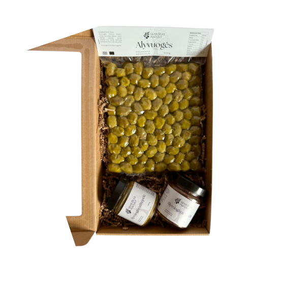 Dovanų rinkinys „Meilė alyvuogėms“