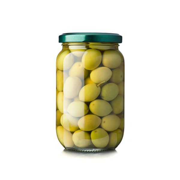 Marinuotos alyvuogės stiklainyje, 350 g