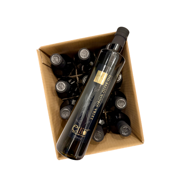 Aukščiausios kokybės šalto spaudimo alyvuogių aliejus, dėžė - 12 butelių