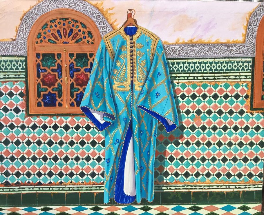 Caftan marocain traditionnel