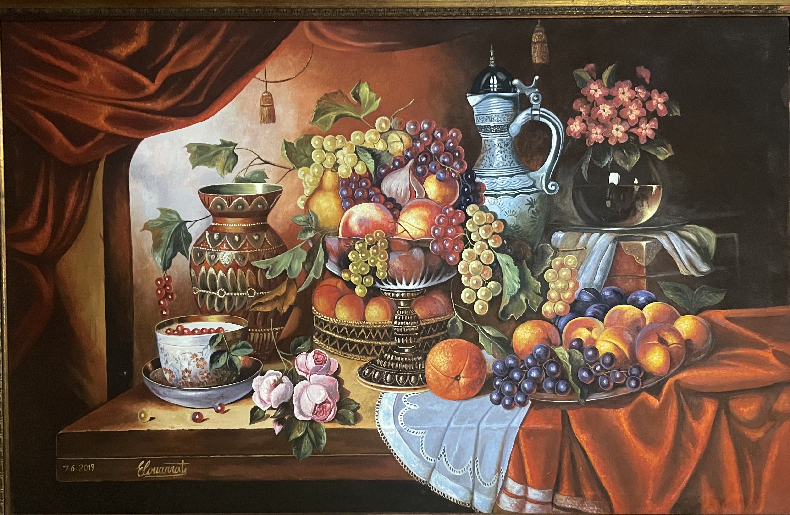 Peinture classique de nature morte