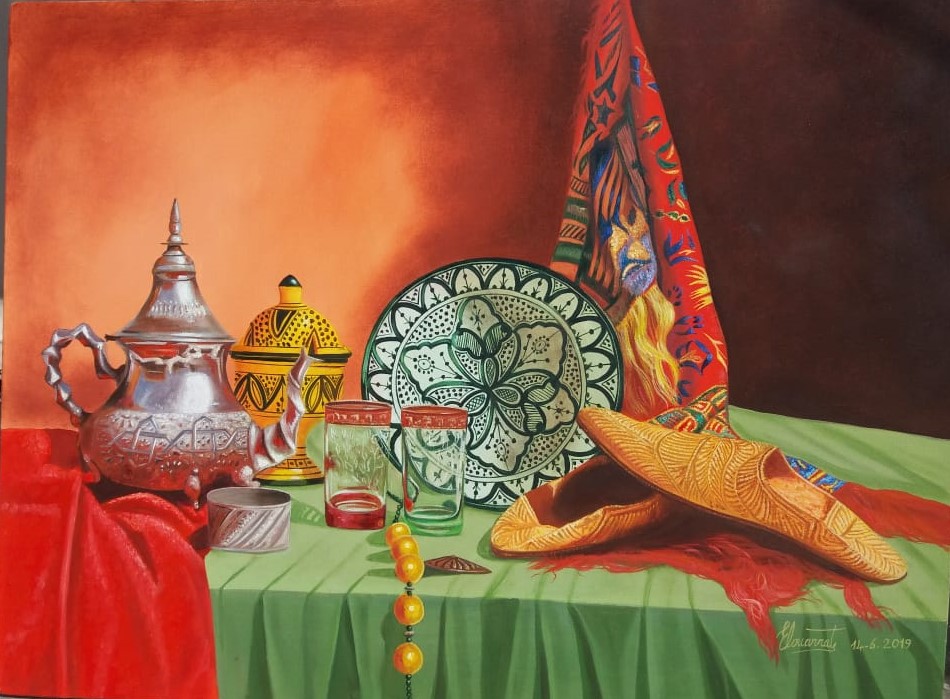 Service à thé marocain