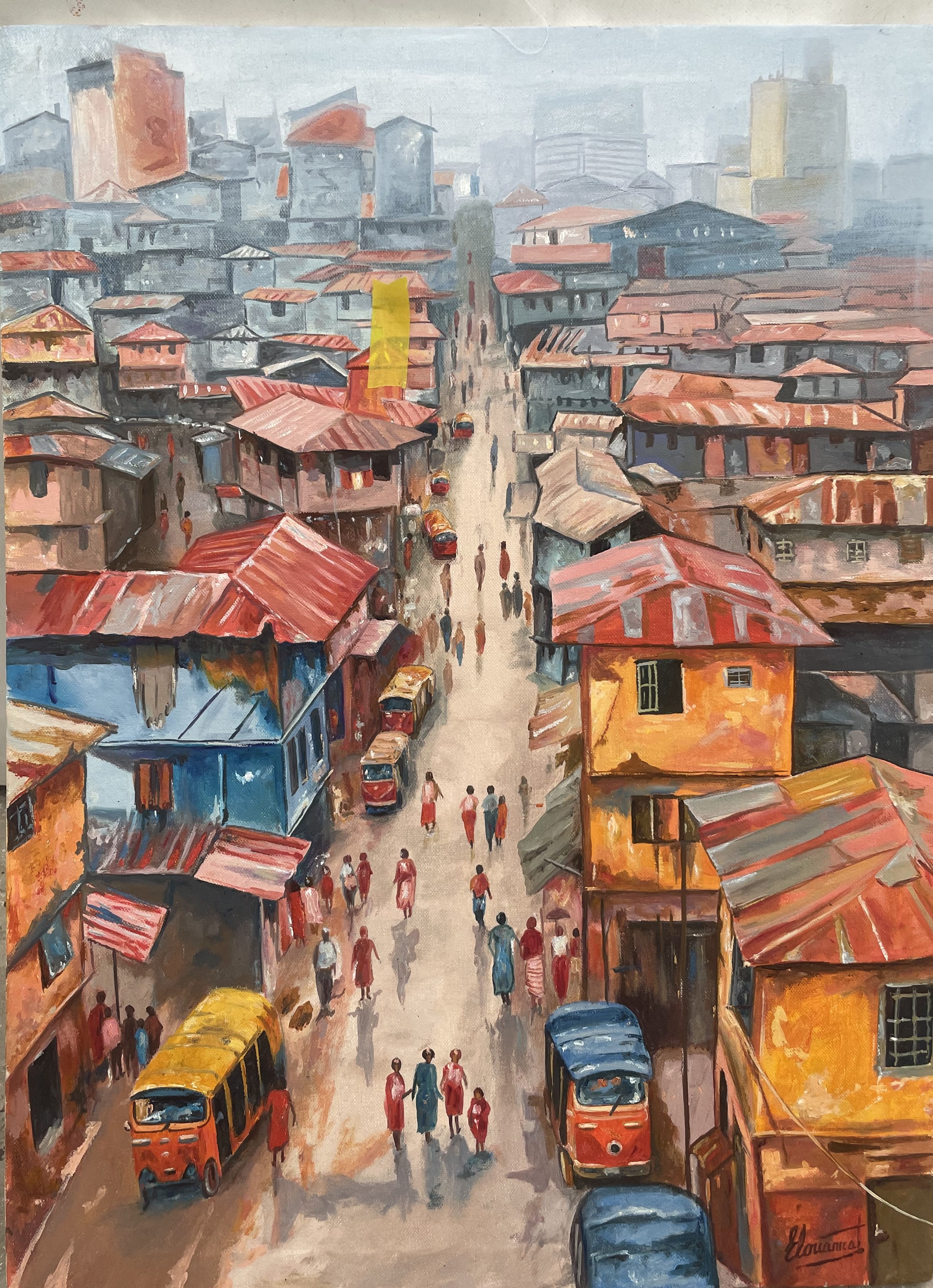 Peinture de paysage urbain