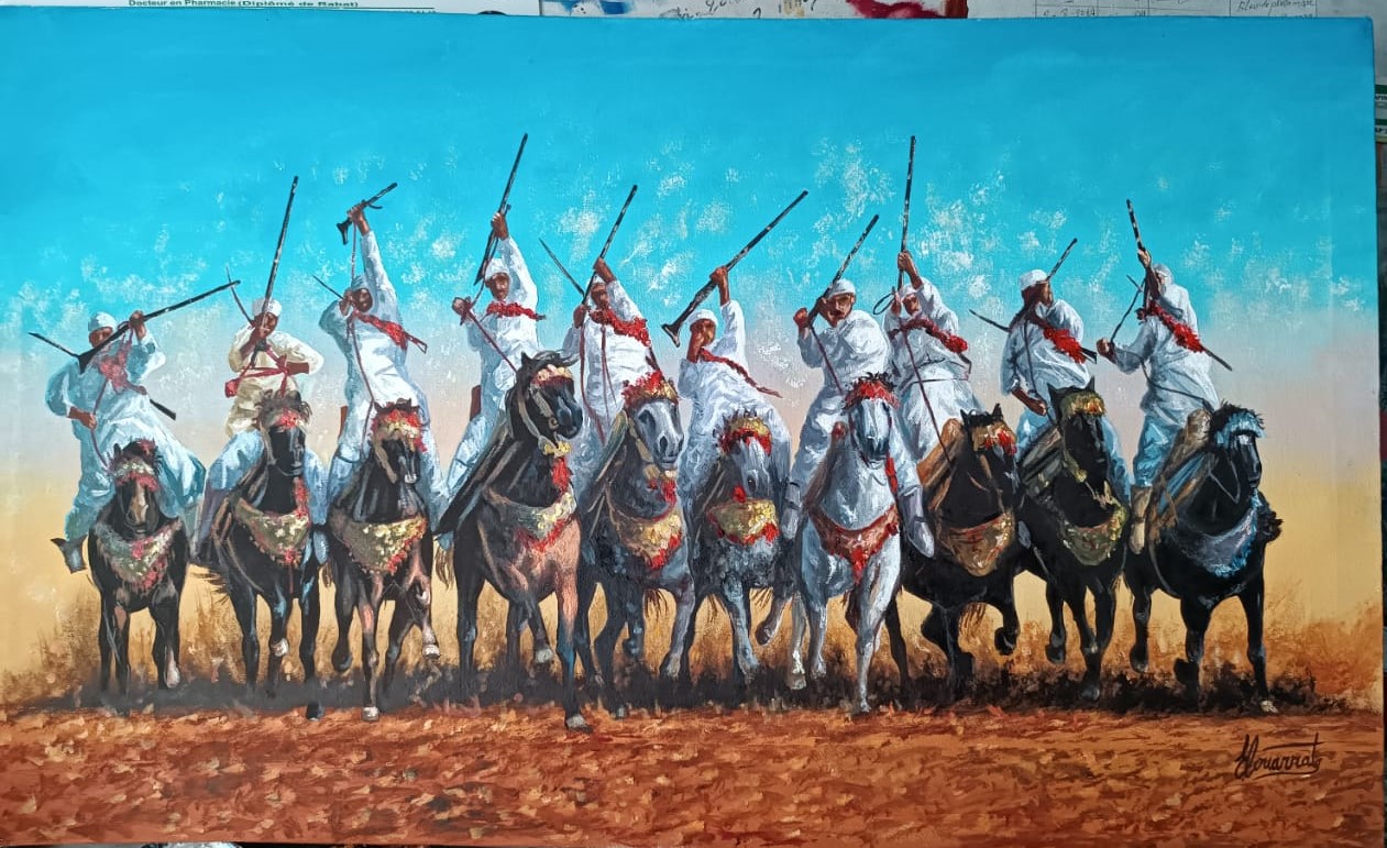 tableaux tbourida fantasia