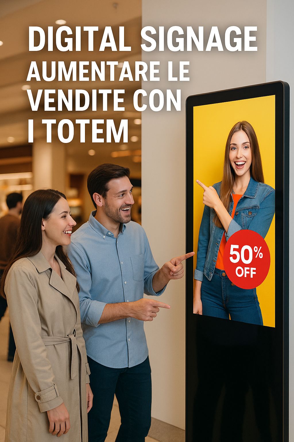 Ebook Digital Signage Come Aumentare le Vendite e Coinvolgere i Clienti con Schermi e Totem Interattivi. 