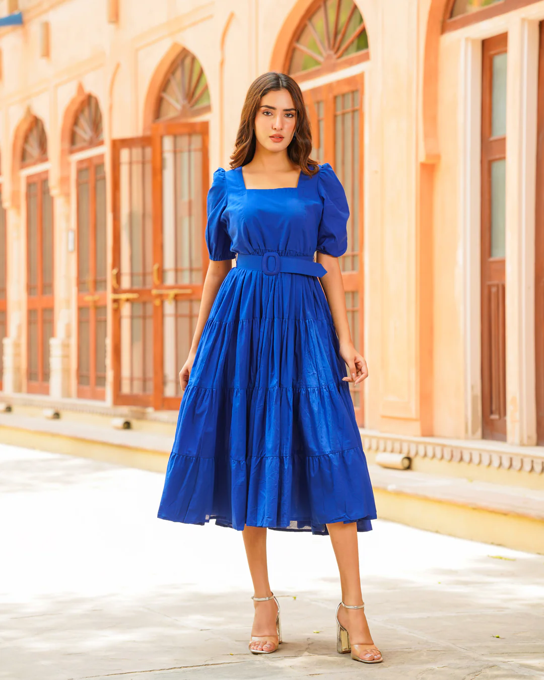 Royal Blue Midi Dress