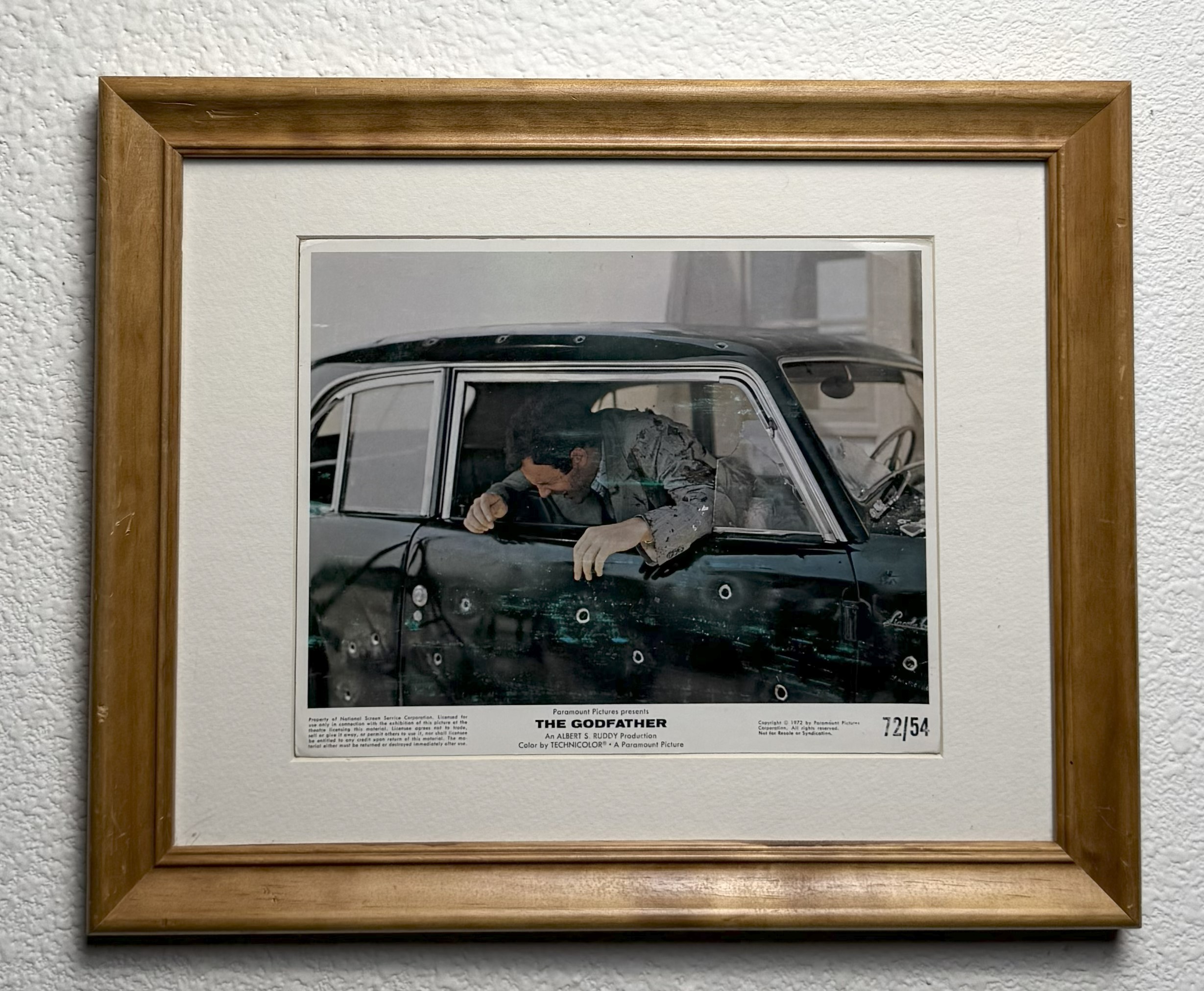 Framed 'The Godfather' Movie Print