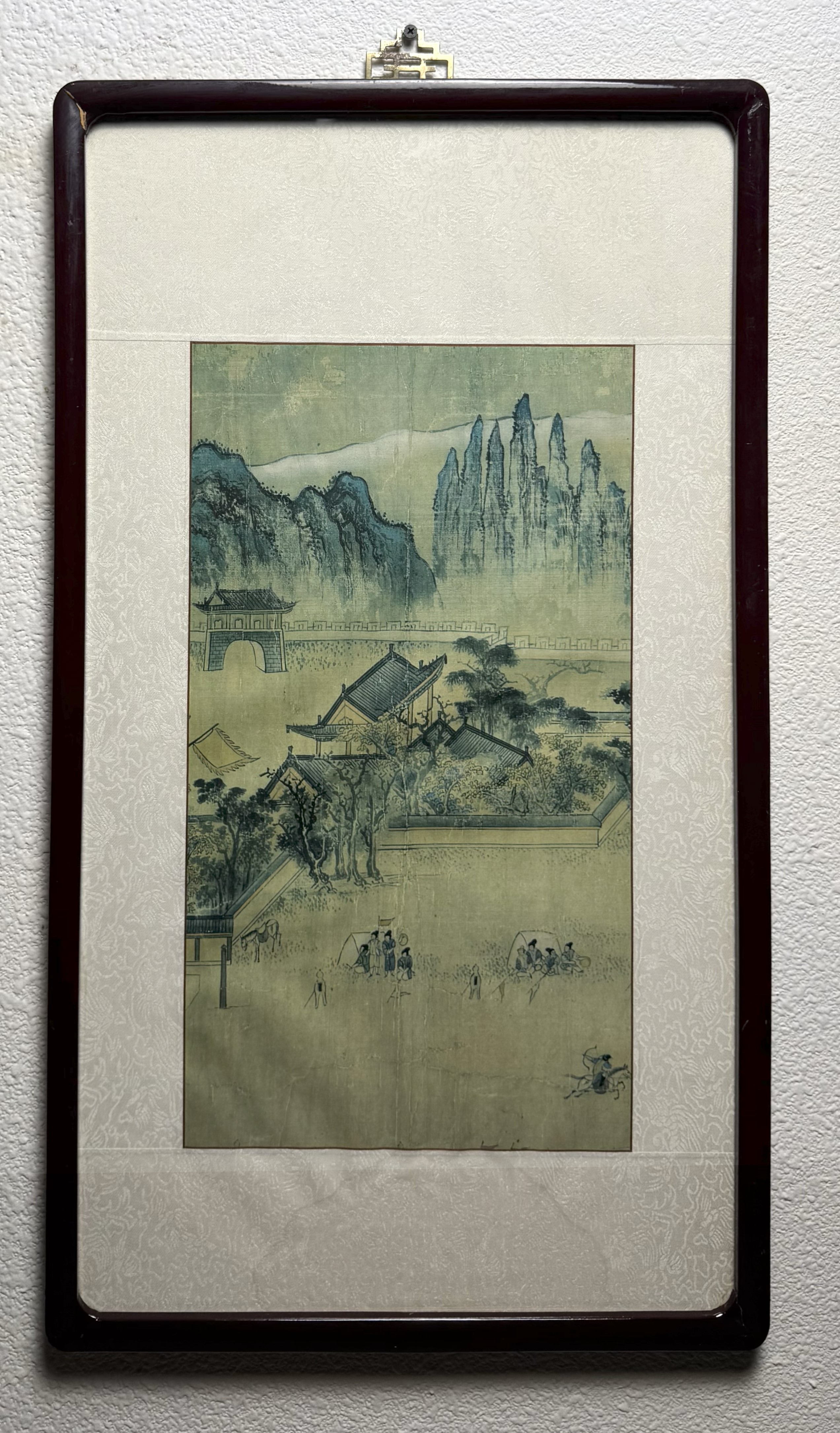 Chinese Landscape on silk
