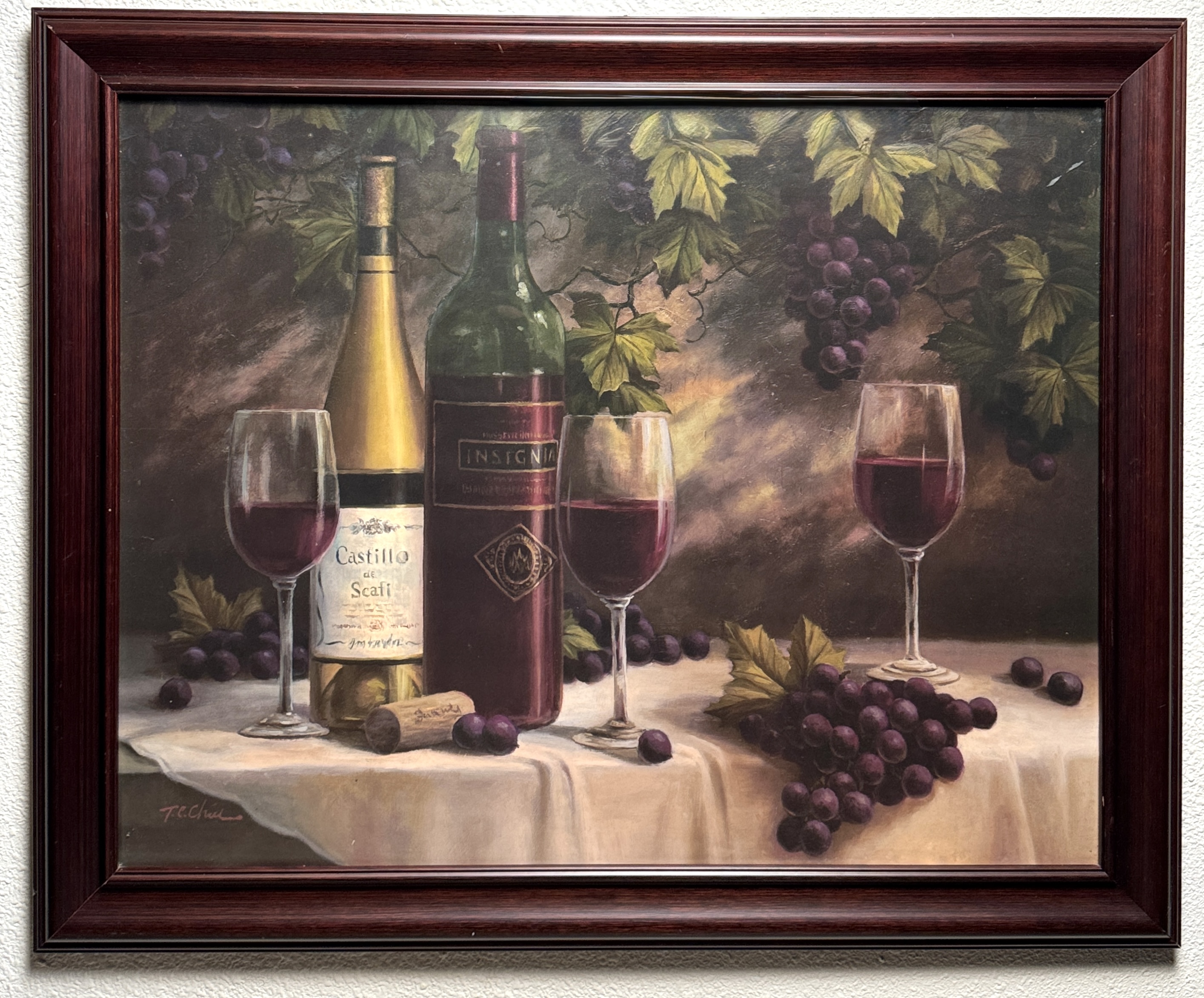 Wine Still Life Painting